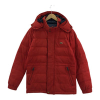 その他アウター LACOSTE ダウンフーデッドジャケット(-)赤 レッド