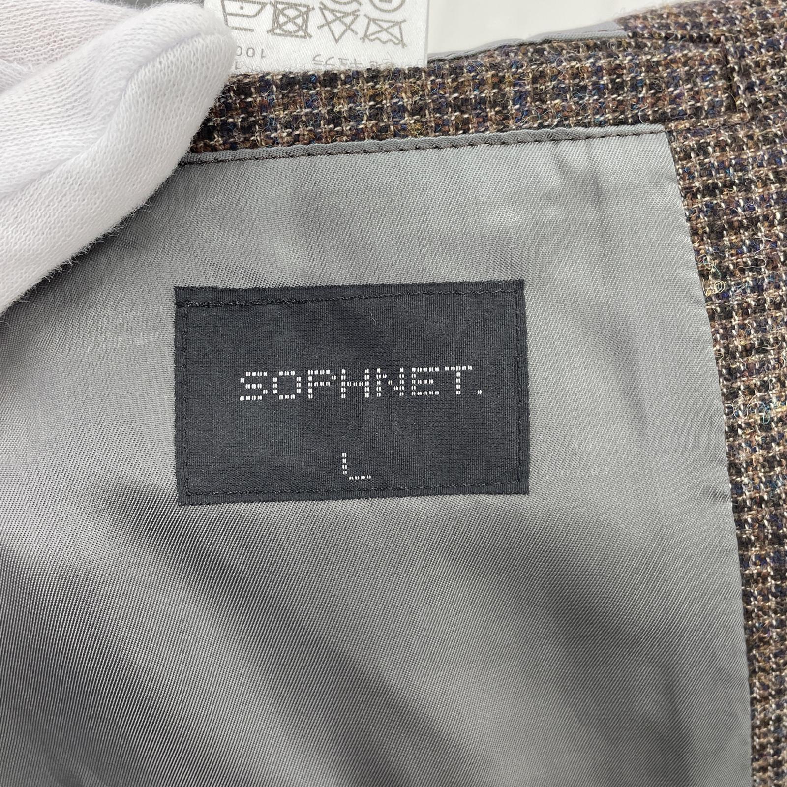 その他アウター SOPHNET./BLENDED WOOL CLASSIC 2BUTTON JACKET/L/ブラウン/テーラード L