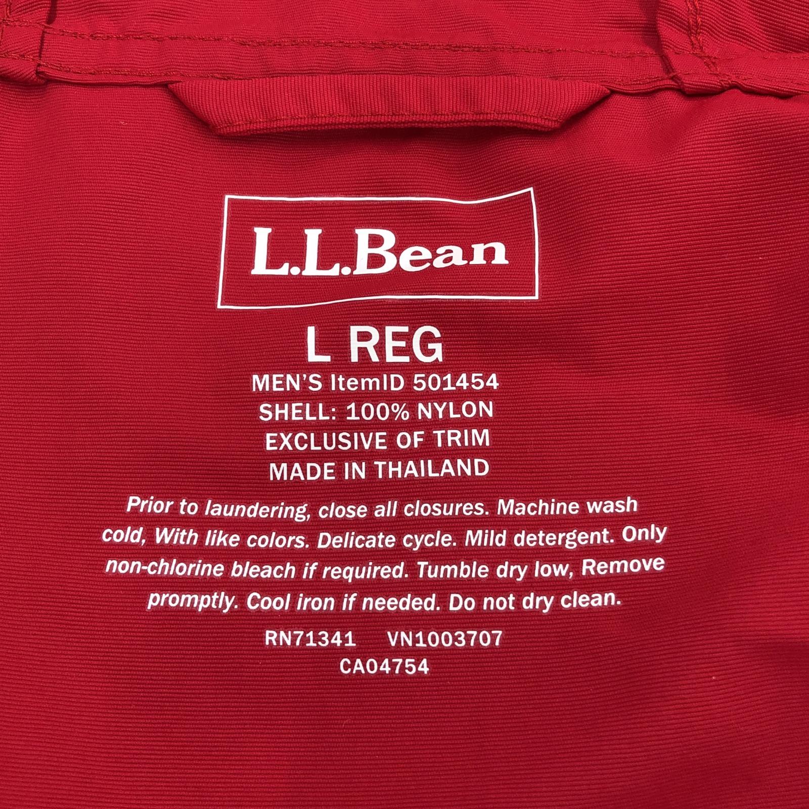 その他アウター L.L.Bean/2トーン/アノラックパーカー/L-R/赤青