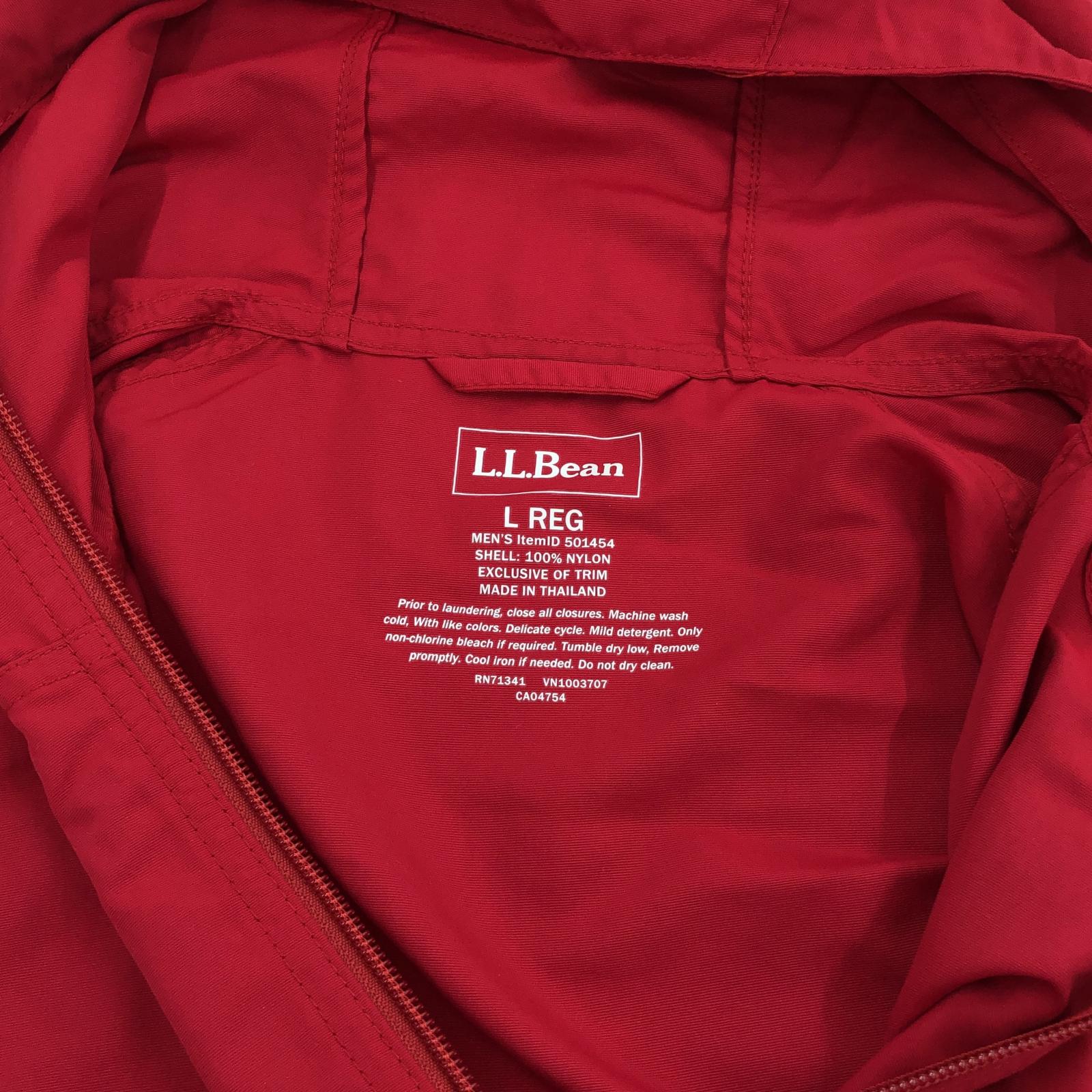 その他アウター L.L.Bean/2トーン/アノラックパーカー/L-R/赤青