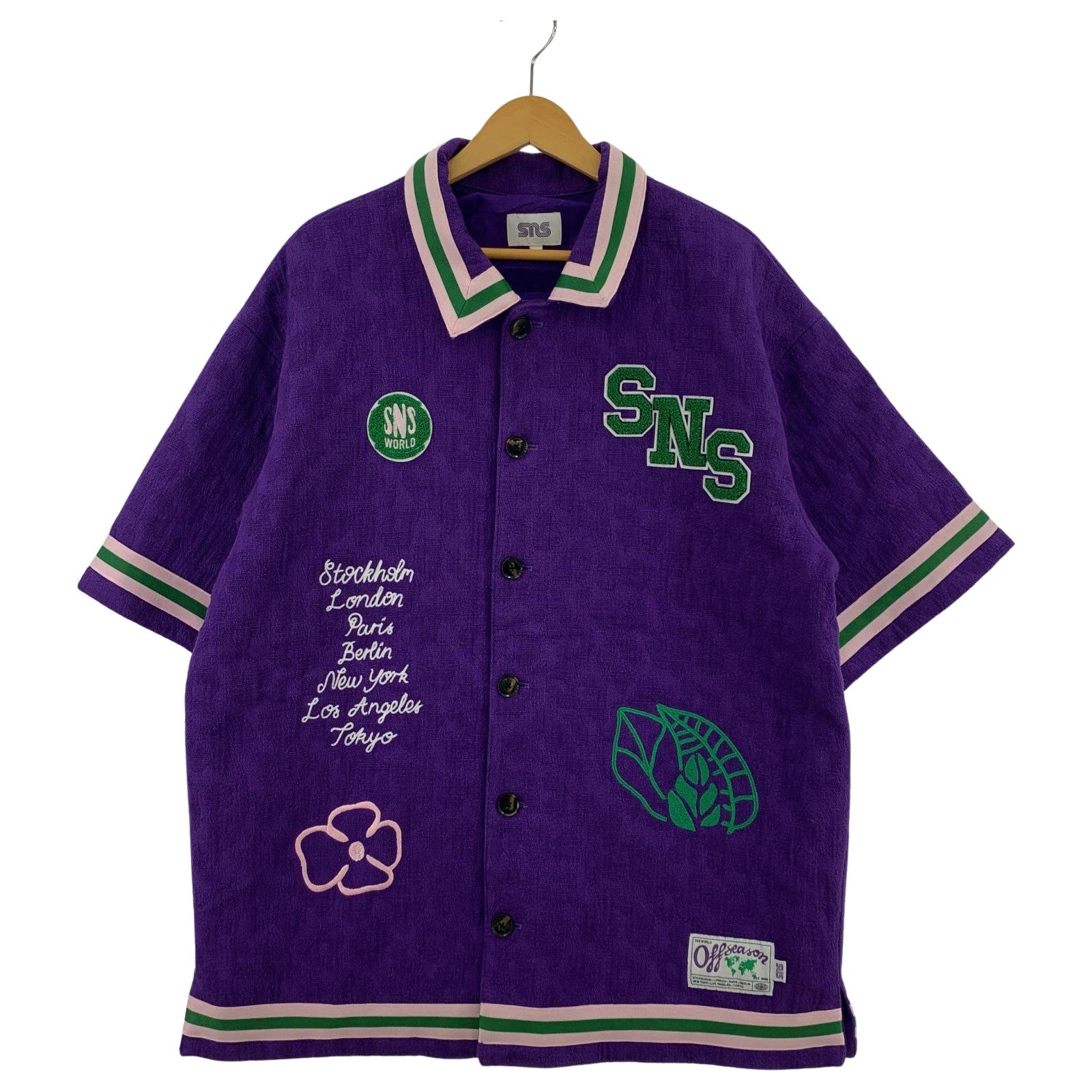その他アウター SNS/22AW/corduroy varsity jacket/L/パープル L パープル