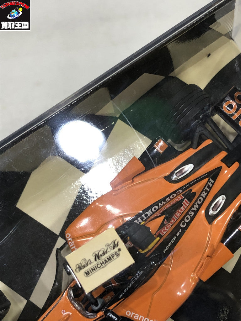 ミニチャンプス 1/43 オレンジアロウズ A23 エンリケ・ベルノルディ #20 スケールカー