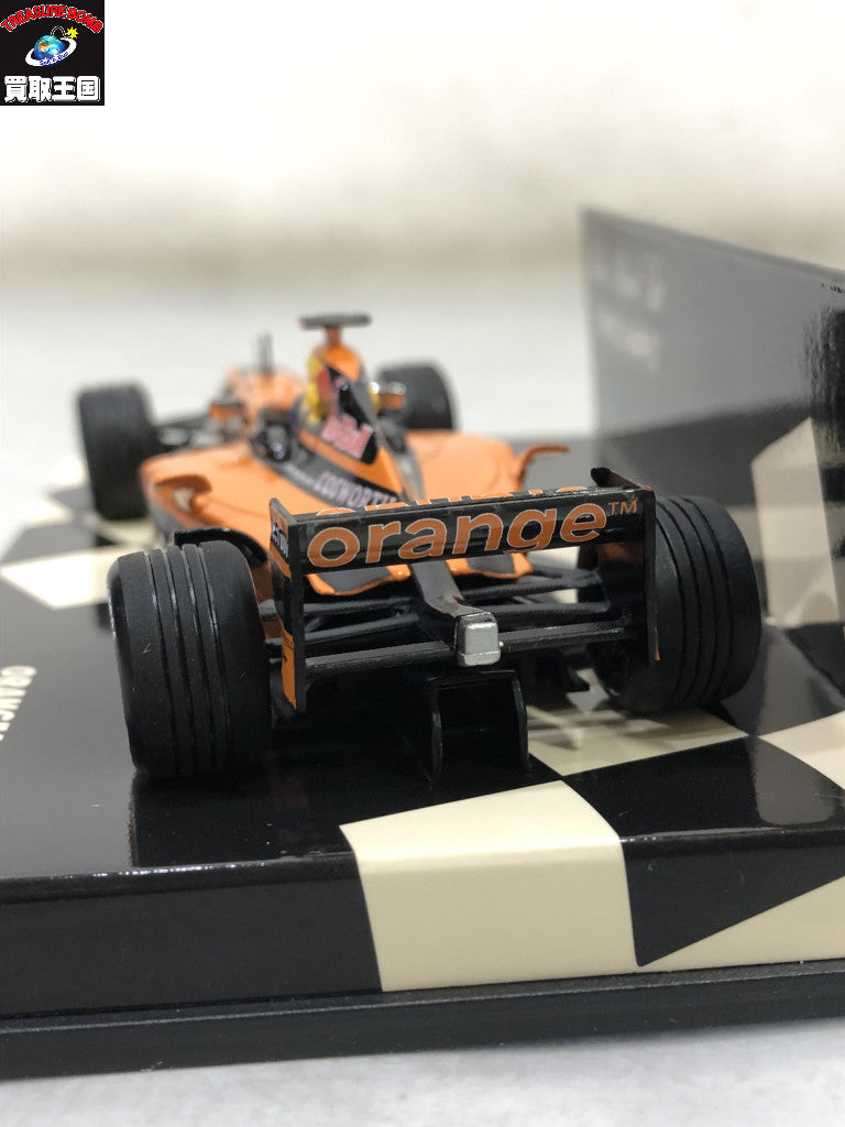 ミニチャンプス 1/43 オレンジアロウズ A23 エンリケ・ベルノルディ #20 スケールカー