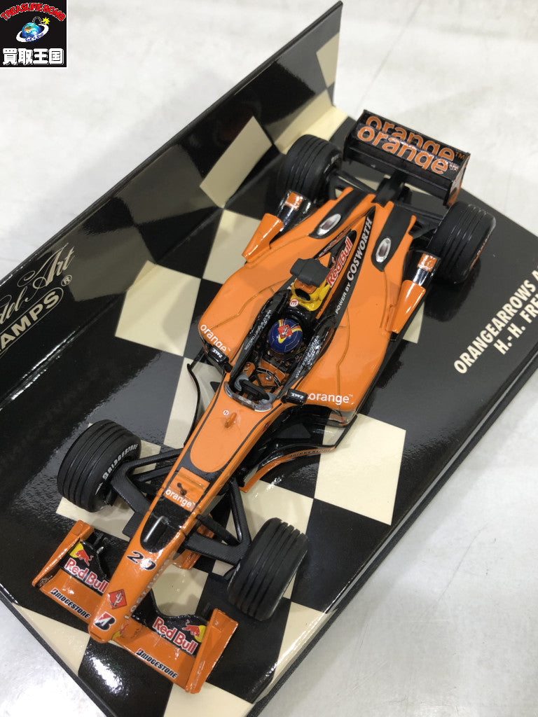 ミニチャンプス 1/43 オレンジアロウズ A23 エンリケ・ベルノルディ #20 スケールカー