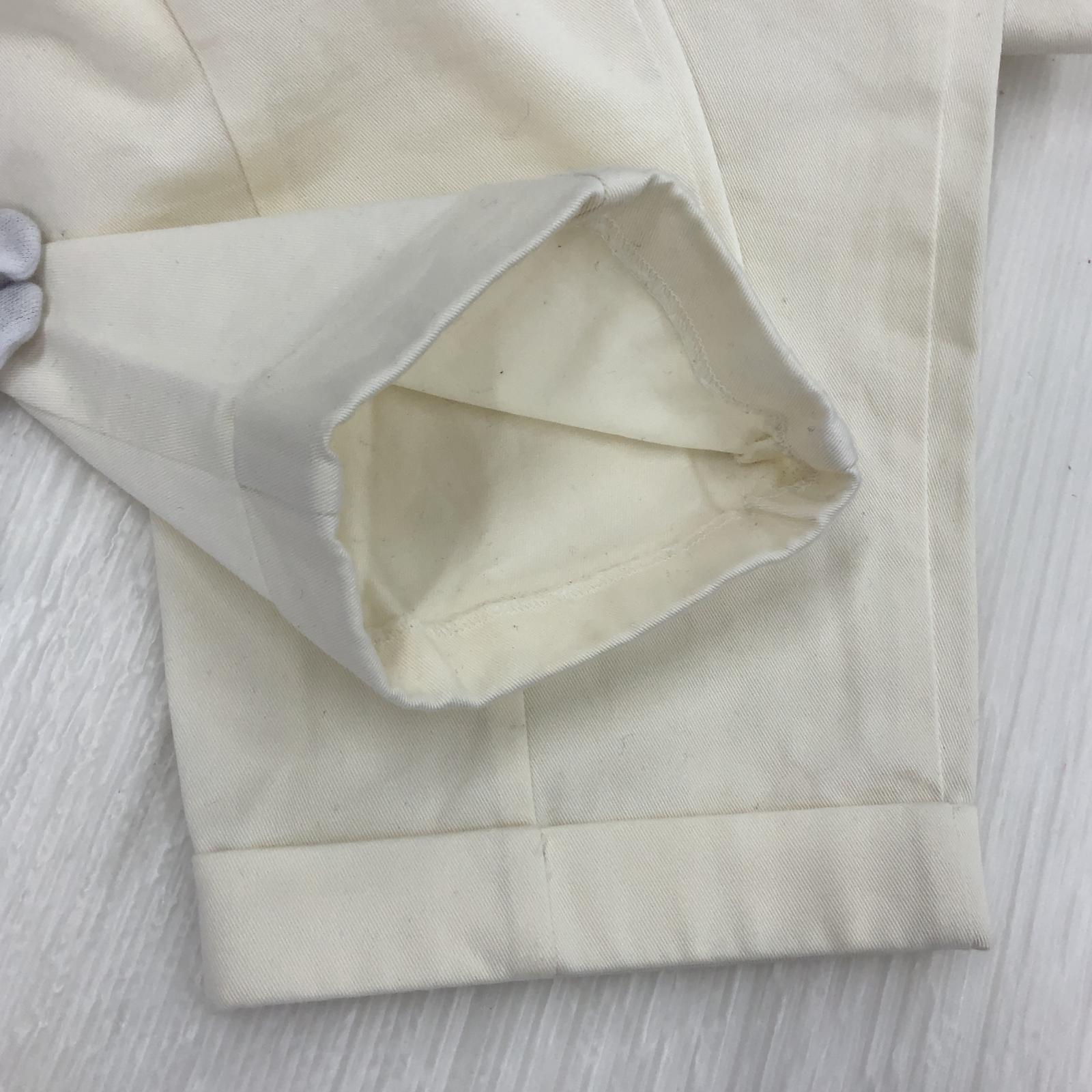 その他ボトムス Traditional Weatherwear HIGH WAIST PT タックパンツ 白 S ホワイト