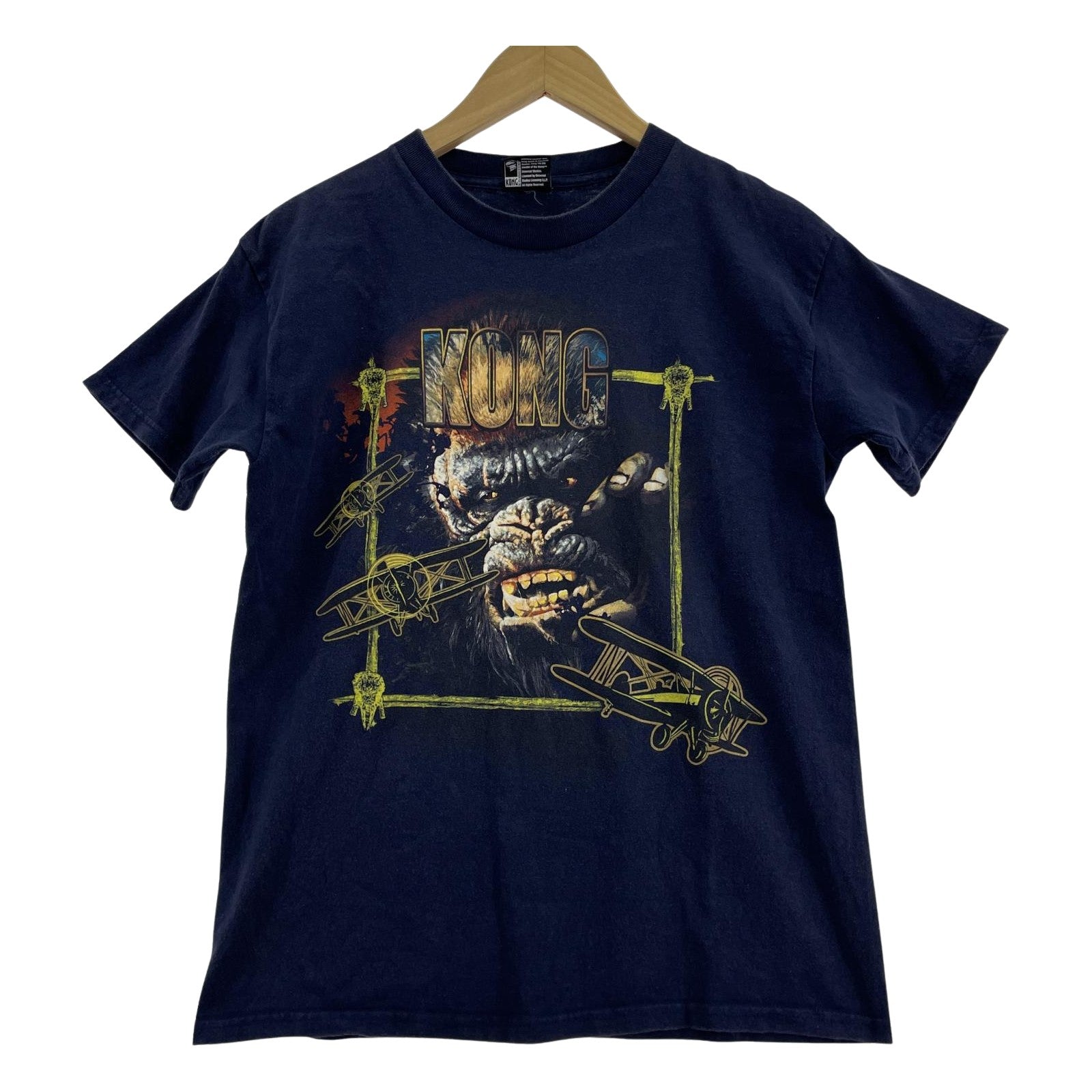 長袖シャツ KING KONG プリントTシャツ ネイビー