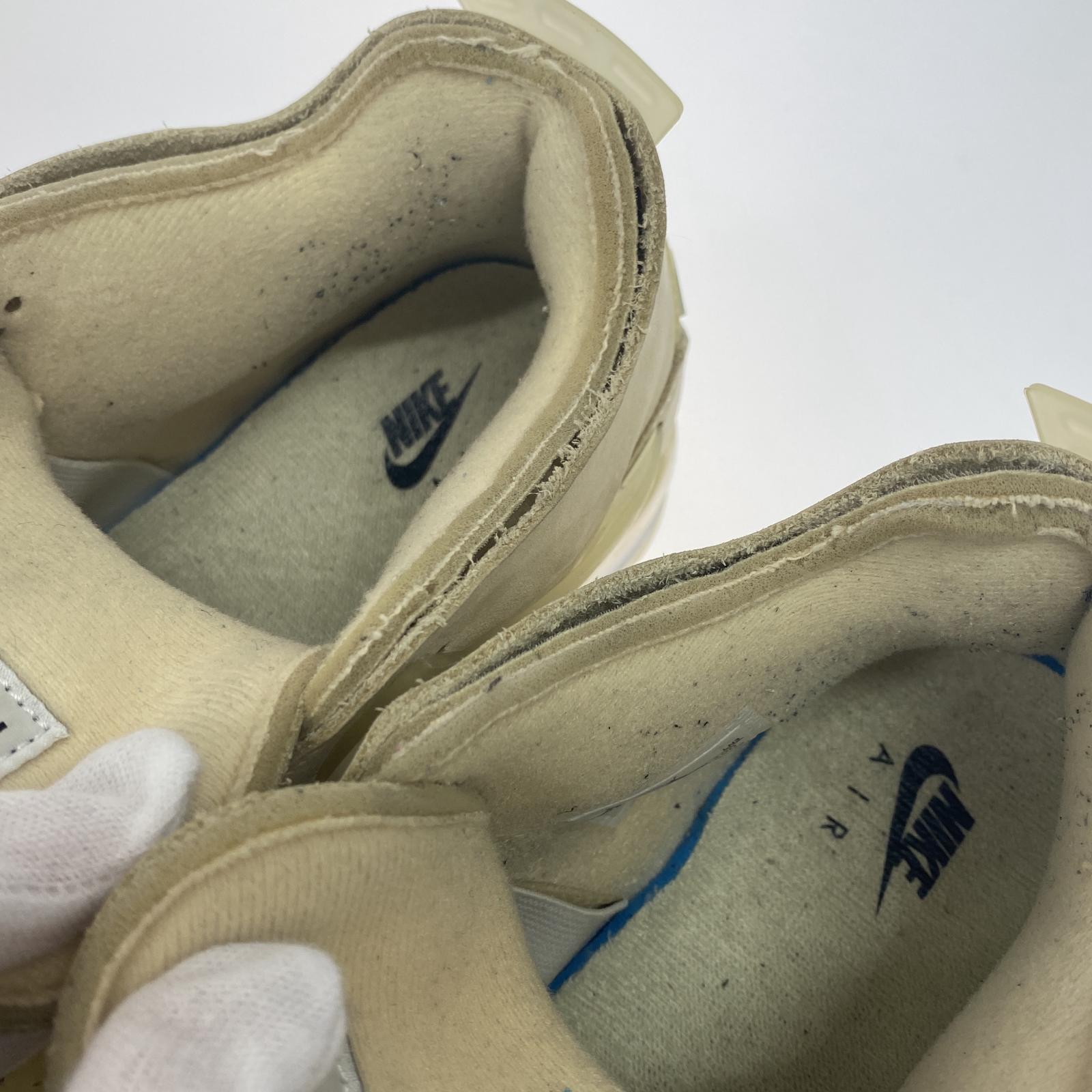 スニーカー Off-White×Nike Women's Air Jordan 4 SP Sail CV9388-100 (26) ホワイト