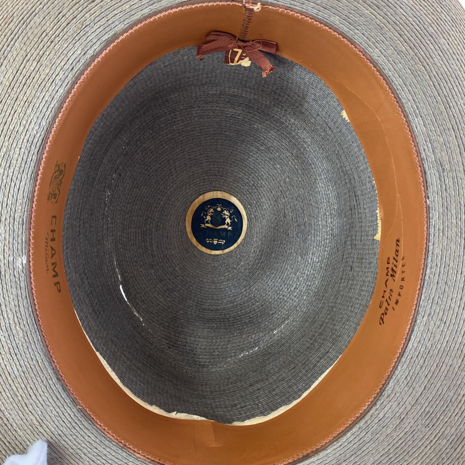 その他帽子 OLD・VINTAGE CHAMP イタリア製 ハット 7 3/8
