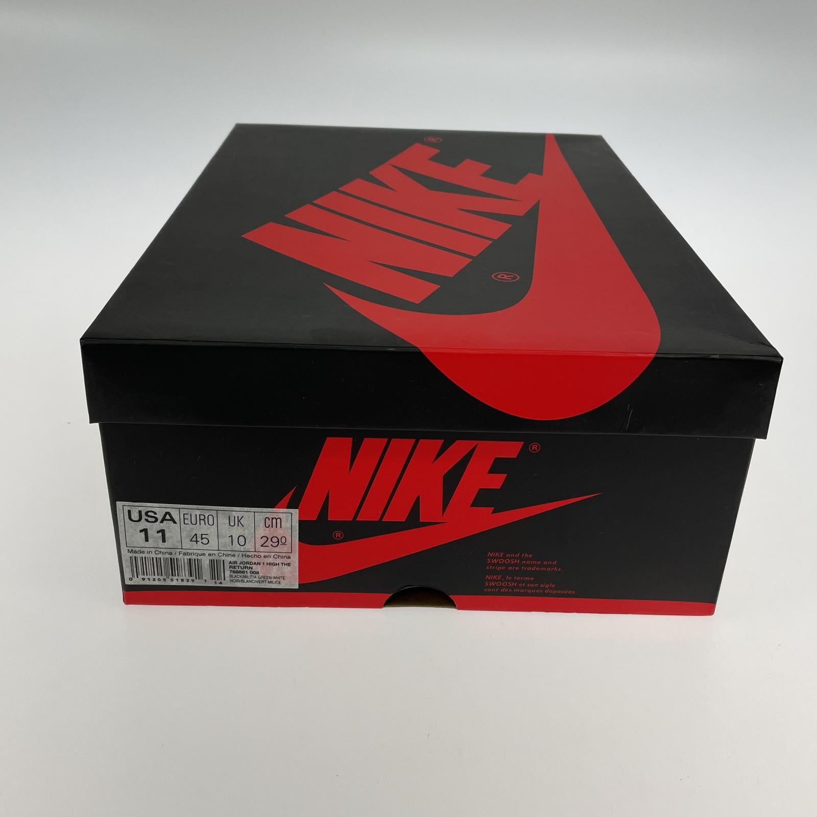 スニーカー NIKE AIR JORDAN 1 HIGH THE RETURN 29.0cm 768861-008 29cm (US11 UK10 1/2 EU48) ブラック