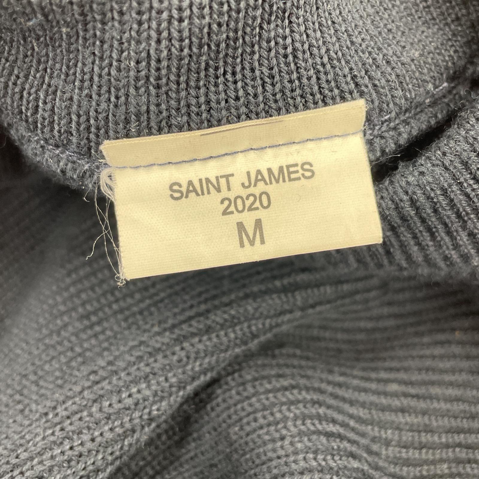 その他トップス SAINT JAMES ウールアクリルコマンドニットセーター(M)ネイビー M ネイビー