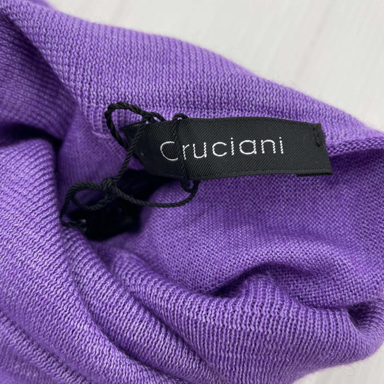 その他トップス CRUCIANI タートルネックニトベスト パープル (38) 38 パープル