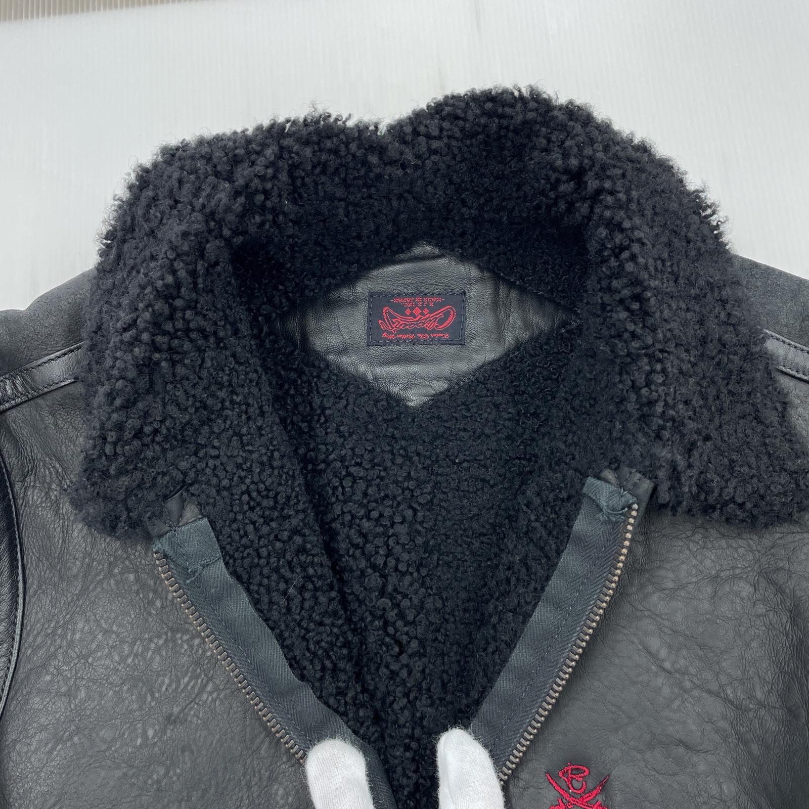 その他アウター THE FLAT HEAD R.J.B レザージャケット 黒 ブラック