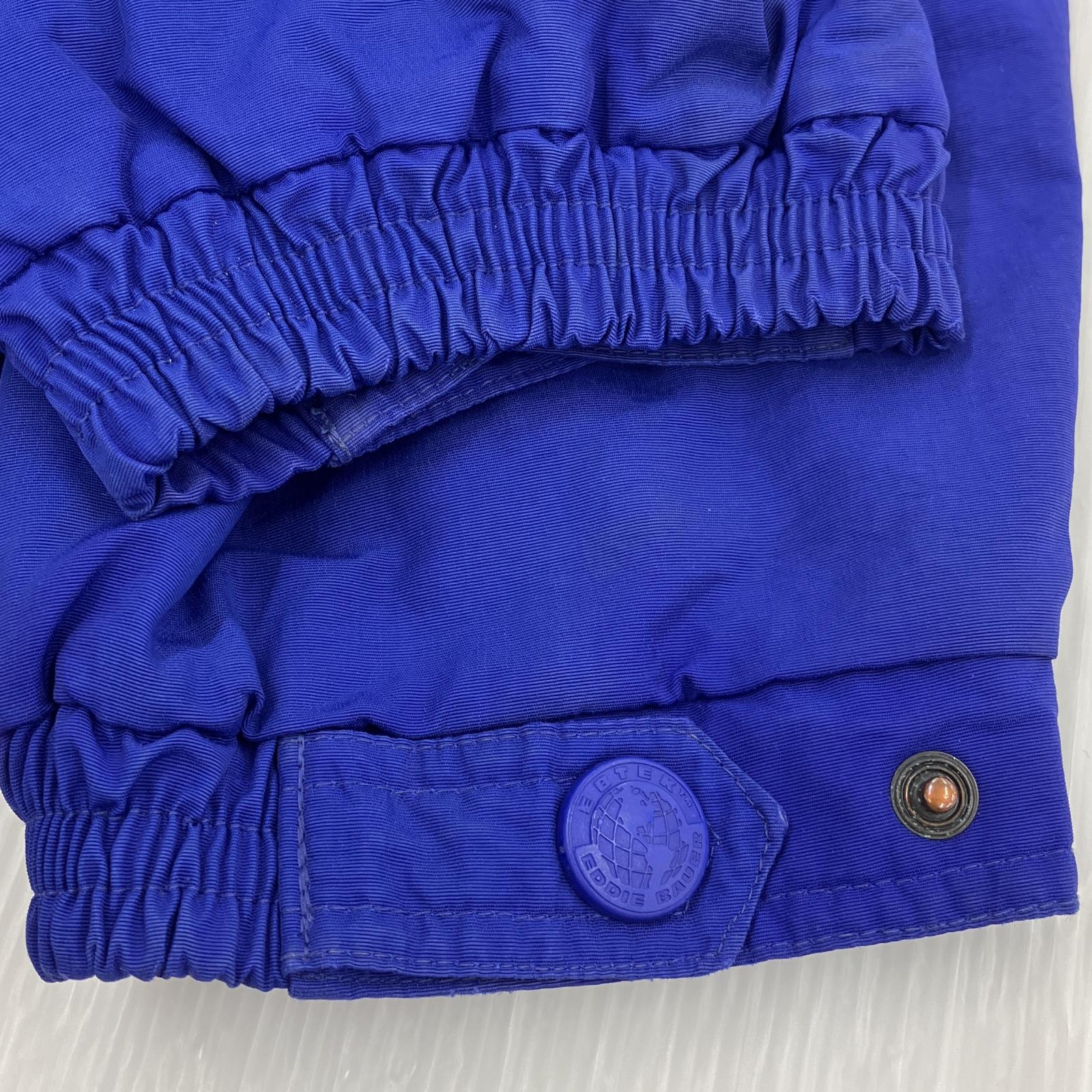マウンテンパーカー Eddie Bauer 中綿ロングマウンテンパーカー 青