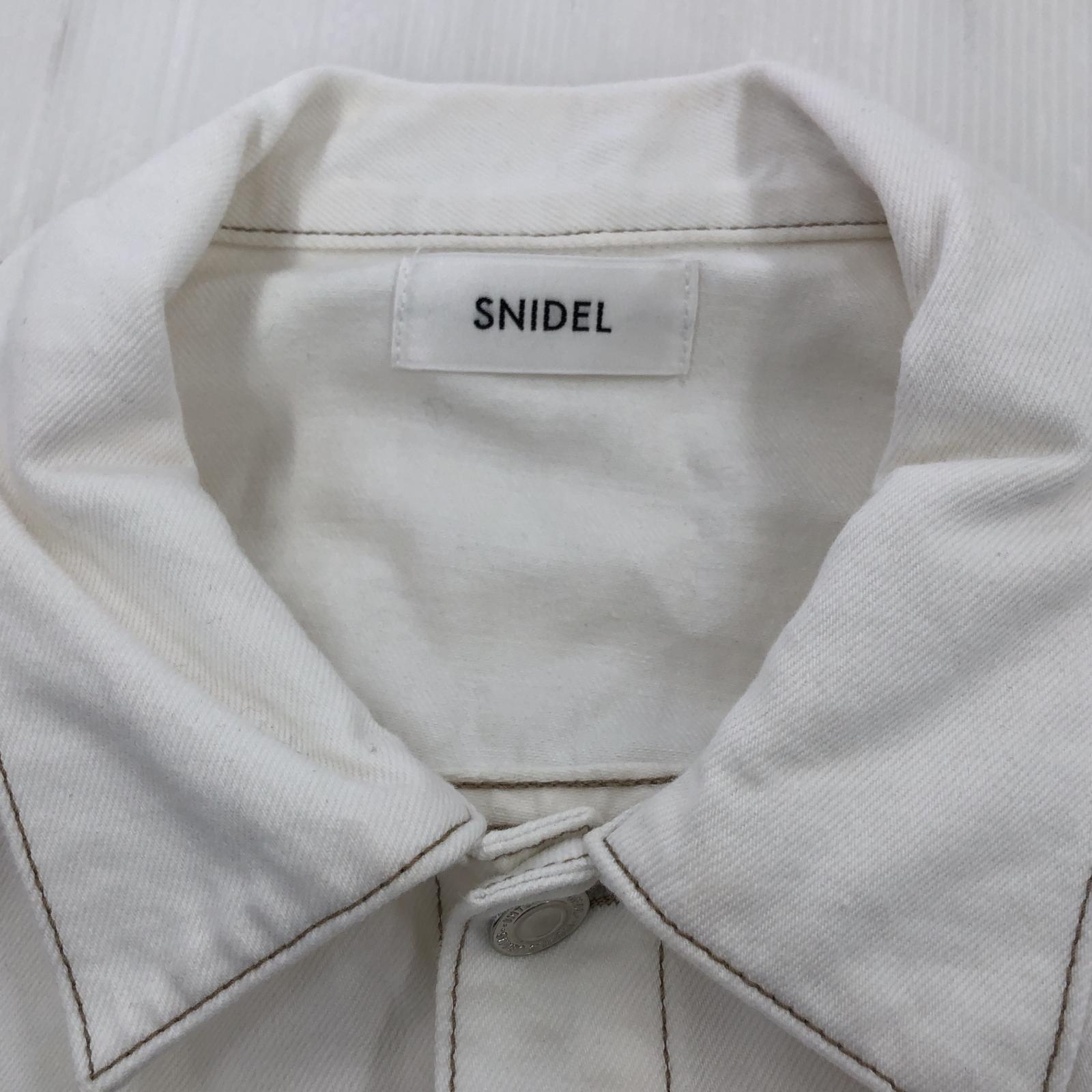 その他アウター snidel ホワイトデニムジャケット ホワイト