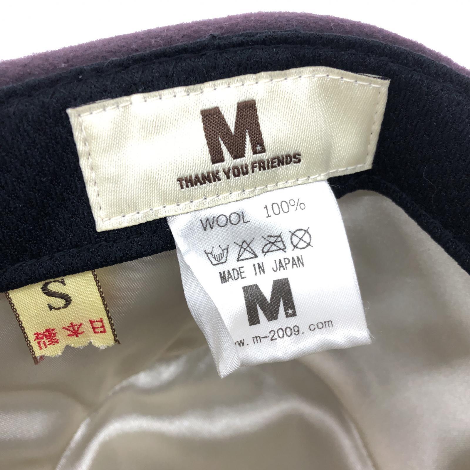 その他帽子 M ウールハット 茶 ブラウン