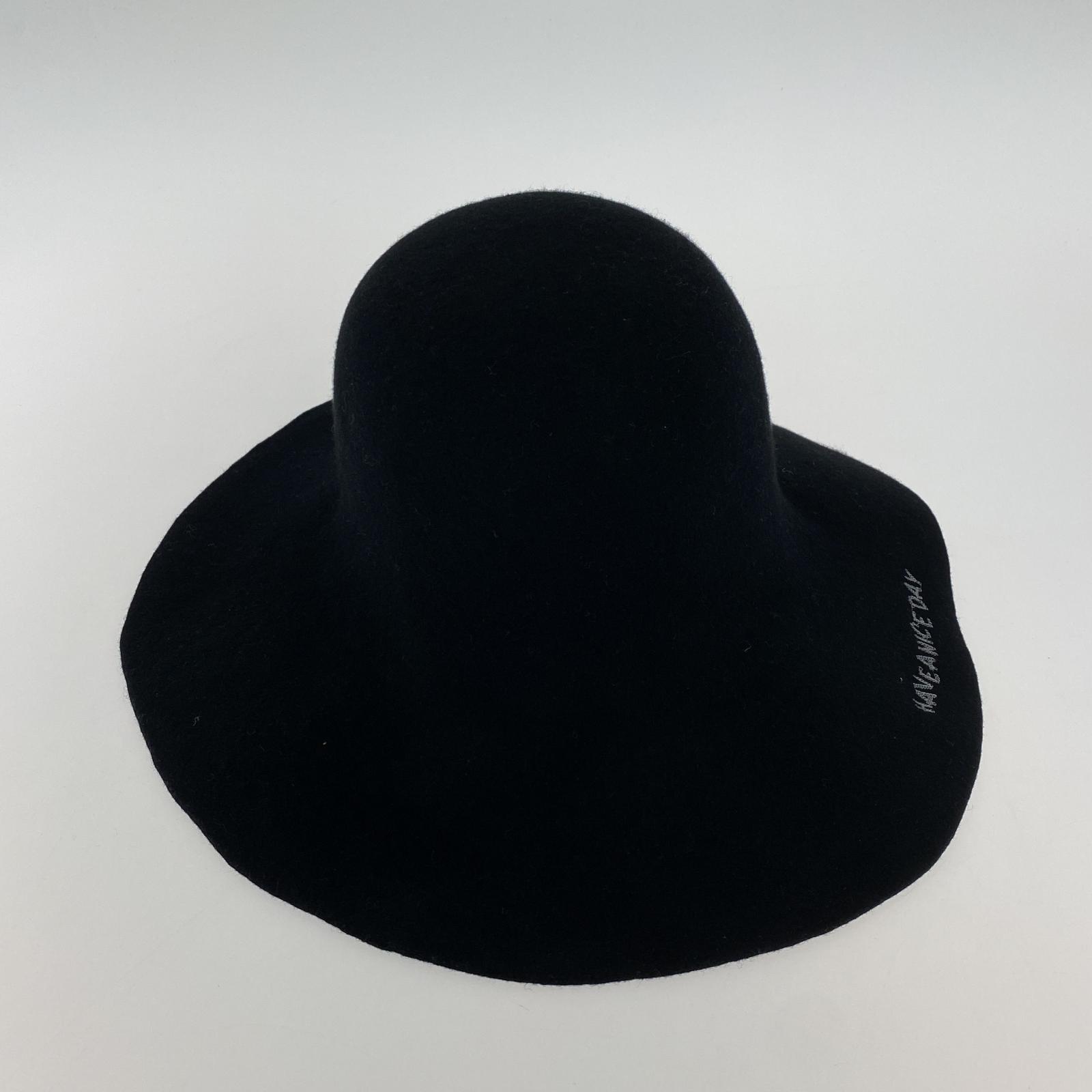 その他帽子 M have a nice day ウールハット 黒 ブラック