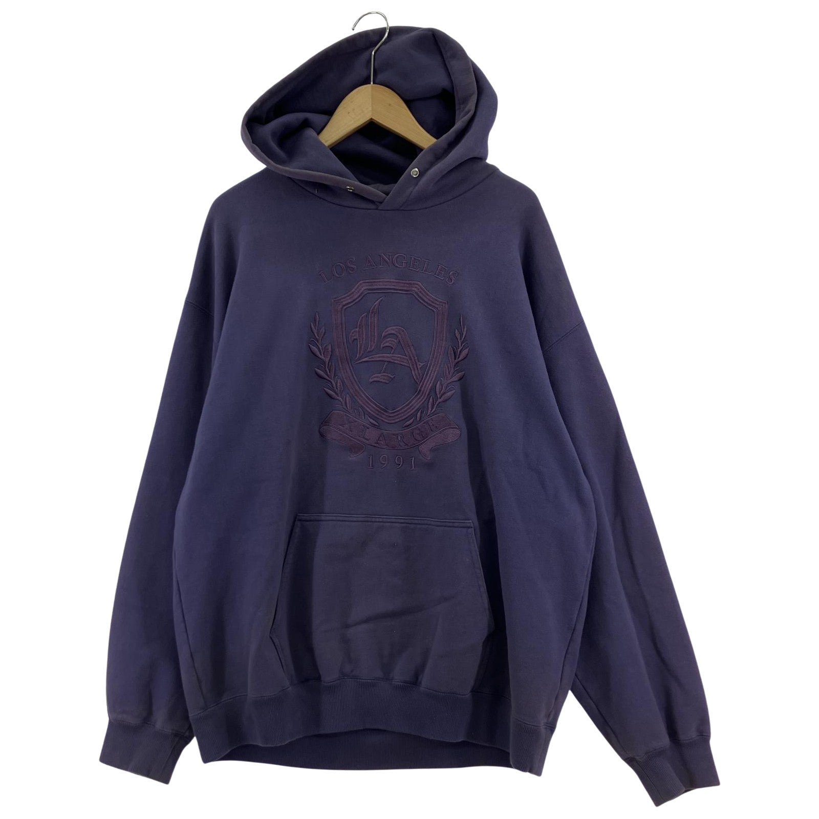 パーカー EMBROIDERY CREST PULLOVER L