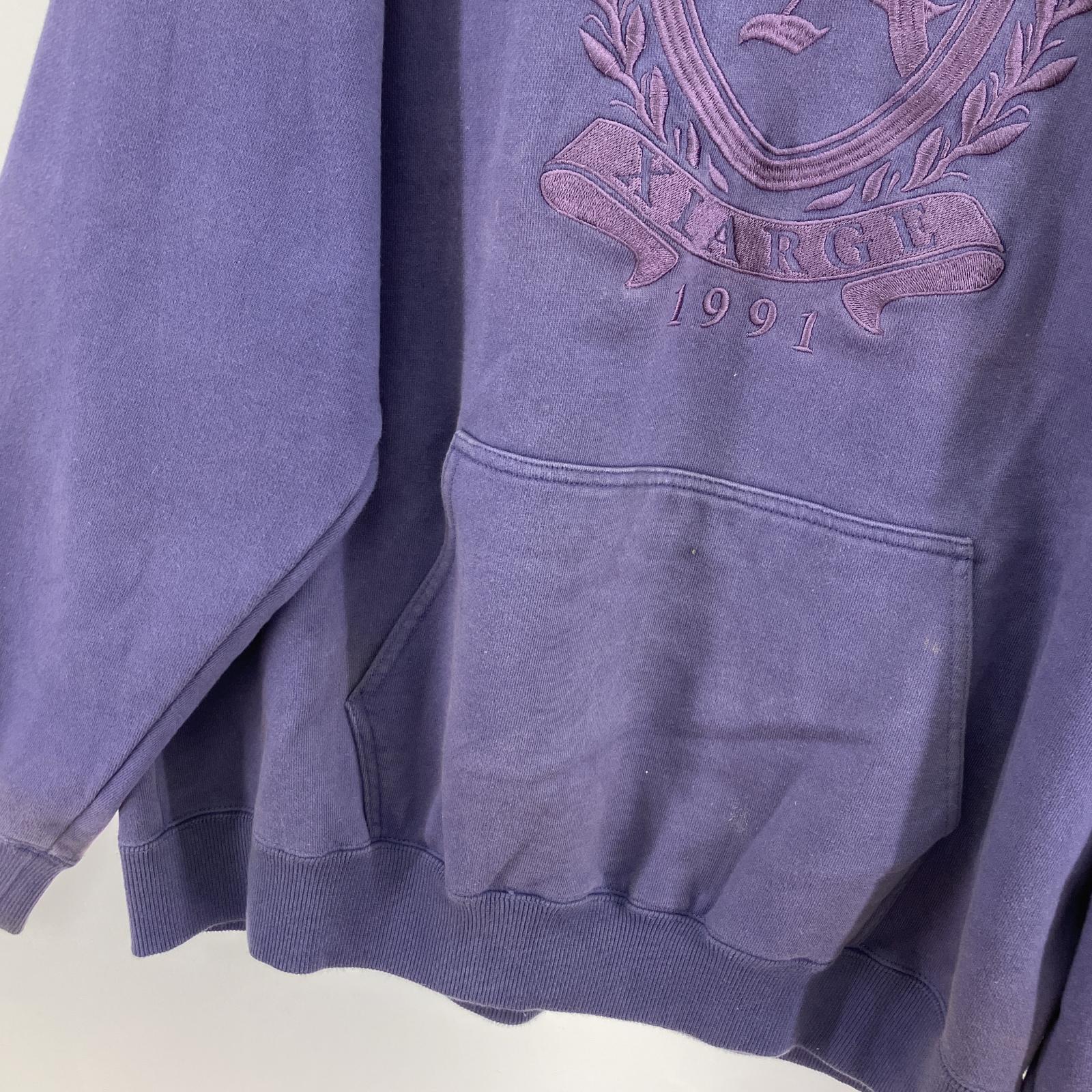パーカー EMBROIDERY CREST PULLOVER L