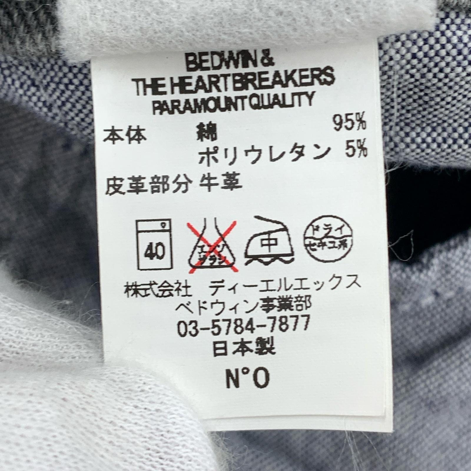 その他ボトムス BEDWIN & THE HEARTBREAKERS デニムオールインワン ブラック