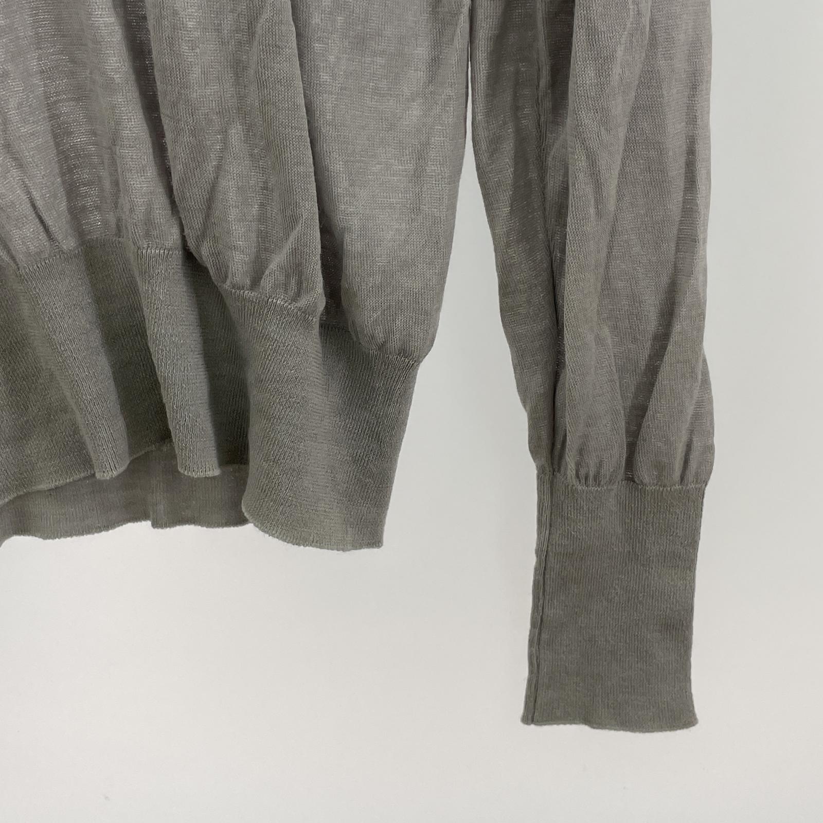 その他トップス HERILL Ramie High gauge Crewneck リネンニット sizeS S グレー
