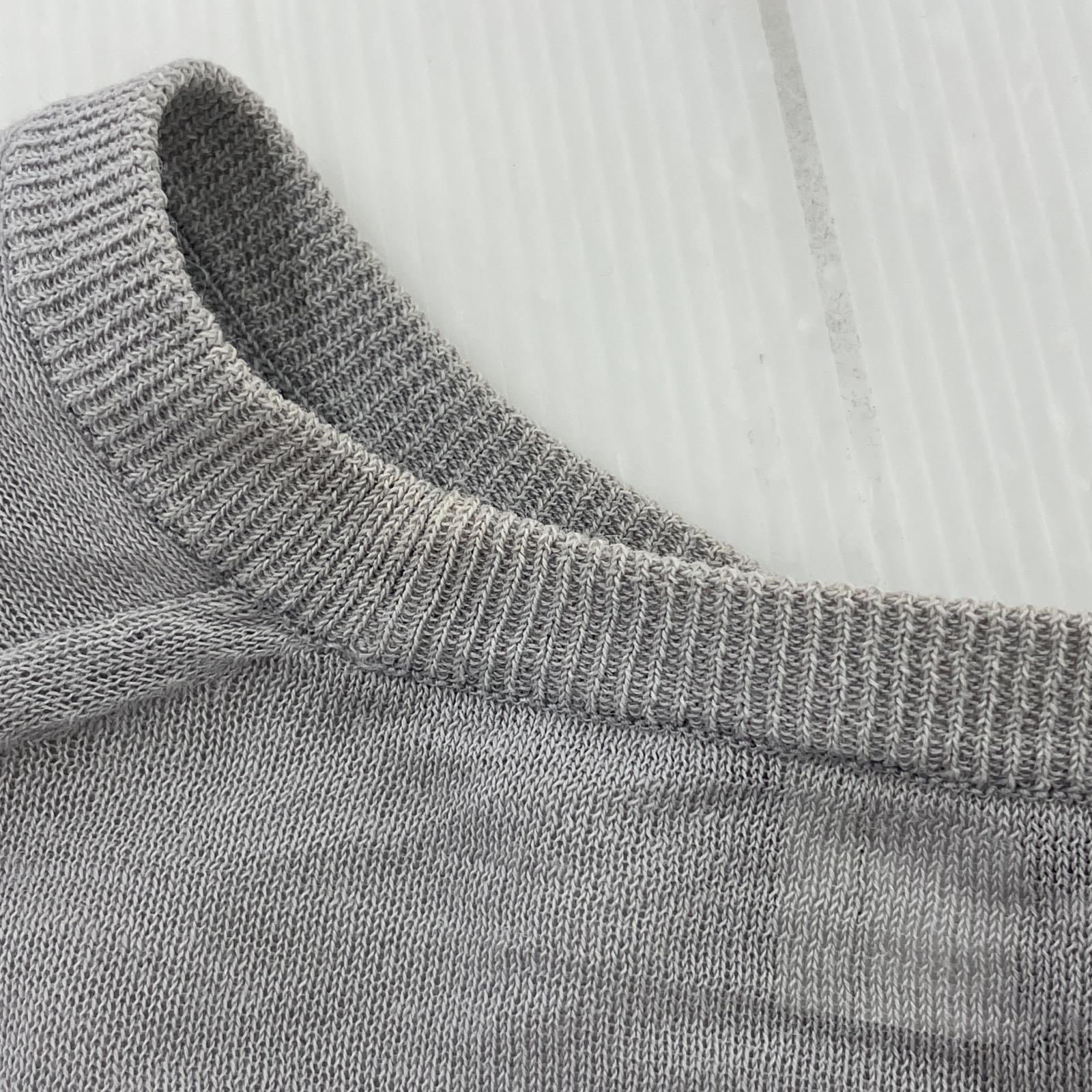 その他トップス HERILL Ramie High gauge Crewneck リネンニット sizeS S グレー