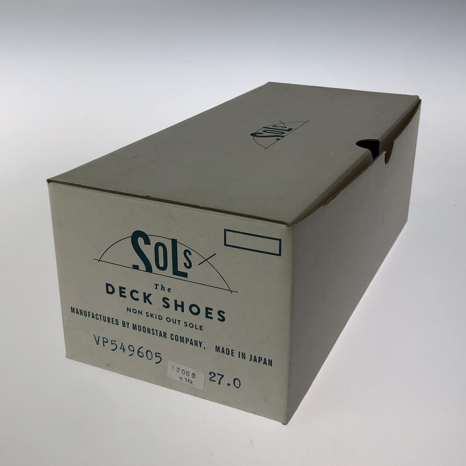 スニーカー SOLS/The DECK SHOES/27.0 27cm (US9 UK8 1/2 EU44) ベージュ