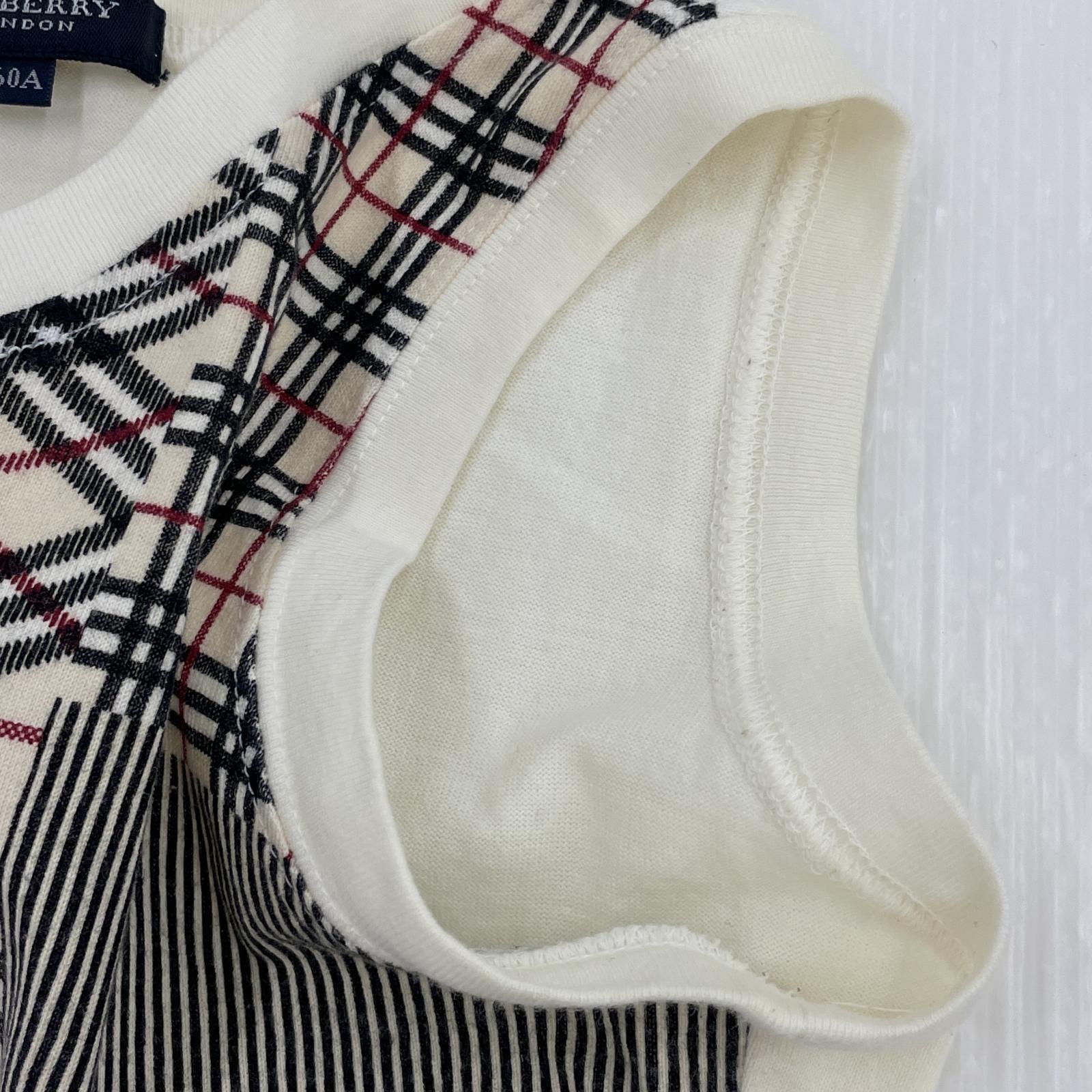 その他トップス BURBERRY ノースリーブ コットンセーター