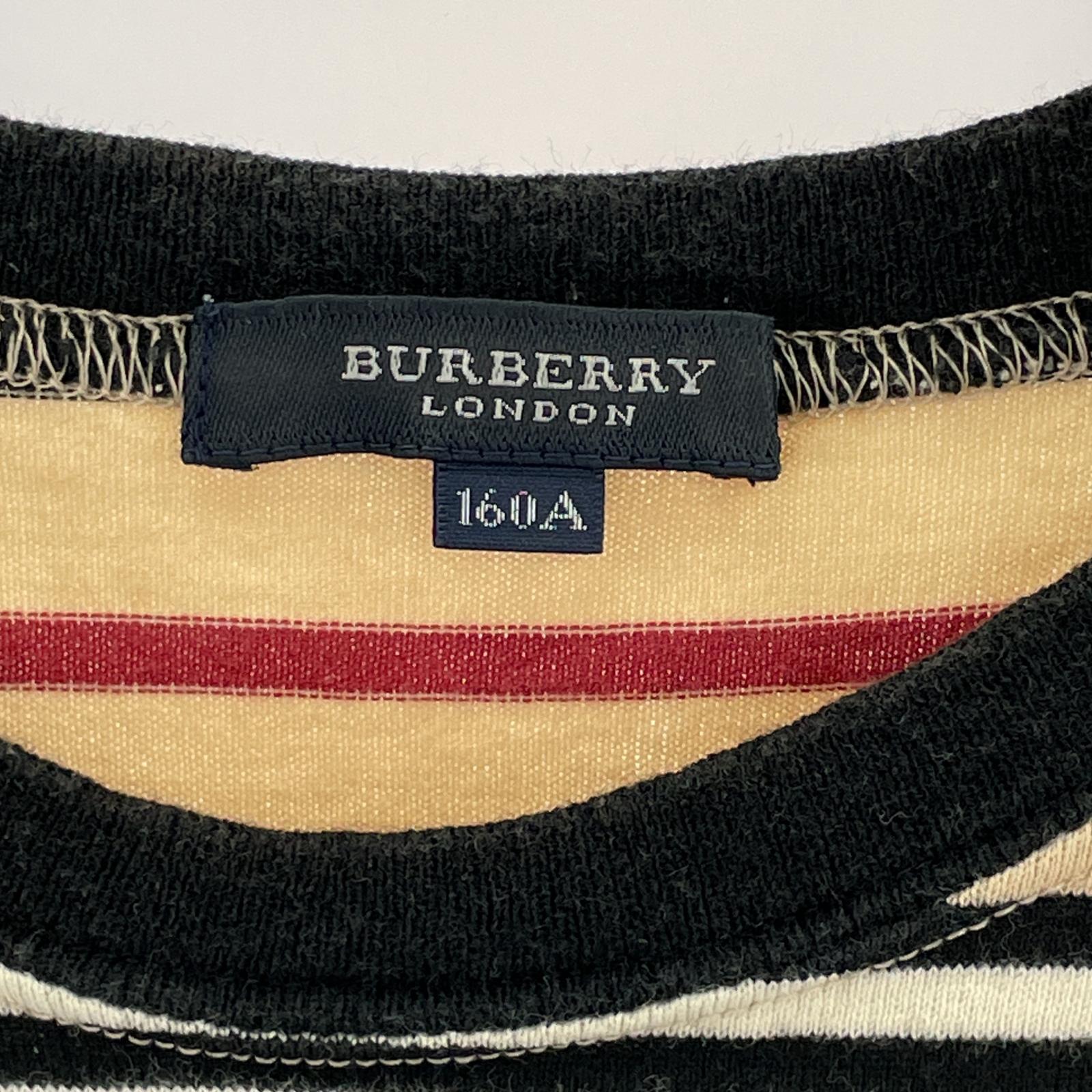 その他トップス BURBERRY ボーダー半袖シャツ