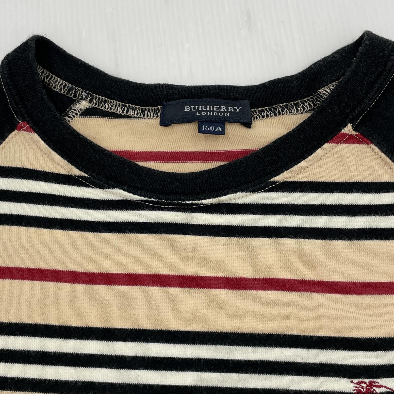 その他トップス BURBERRY ボーダー半袖シャツ