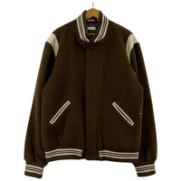 その他アウター POP TRADING COMPANY VARSITY JACKET スタジャン XL ブラウン