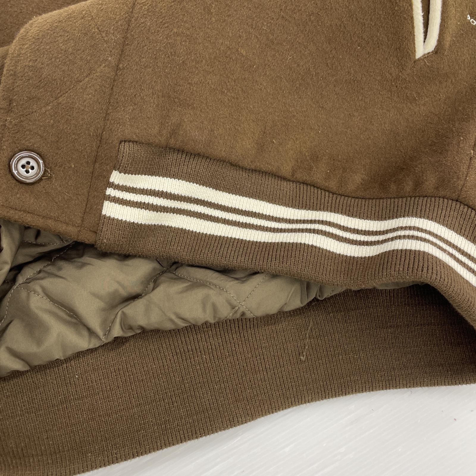 その他アウター POP TRADING COMPANY VARSITY JACKET スタジャン XL ブラウン