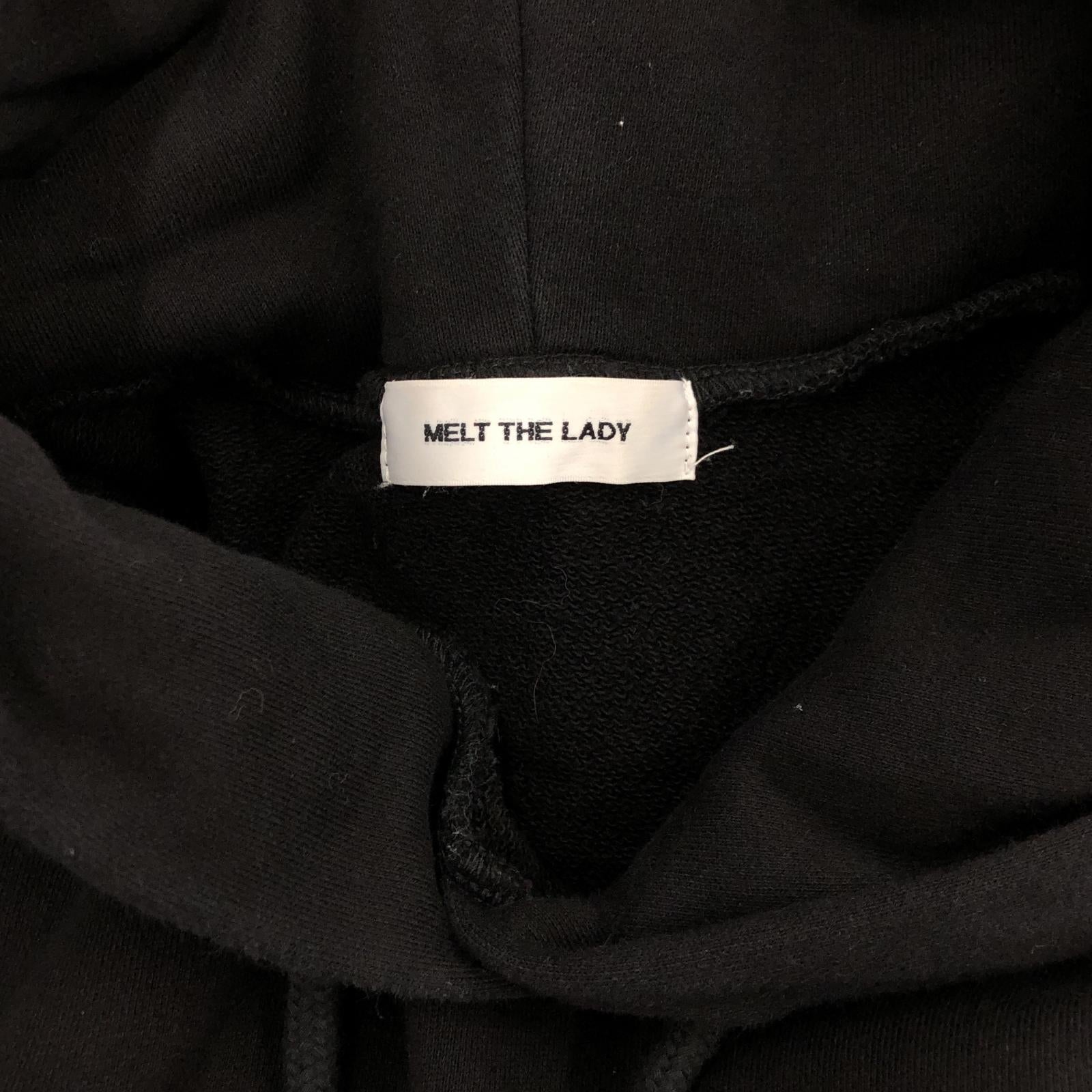 ワンピース MELT THE LADY フードロング切替ワンピース ブラック