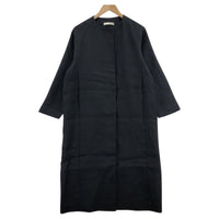 その他アウター evam eva linen alpaca coat ブラック