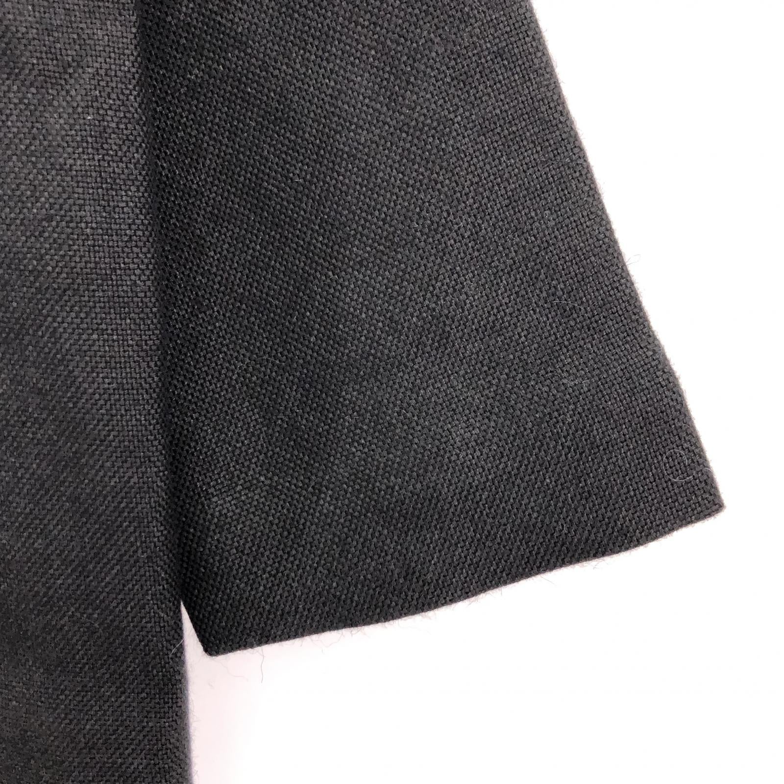 その他アウター evam eva linen alpaca coat ブラック