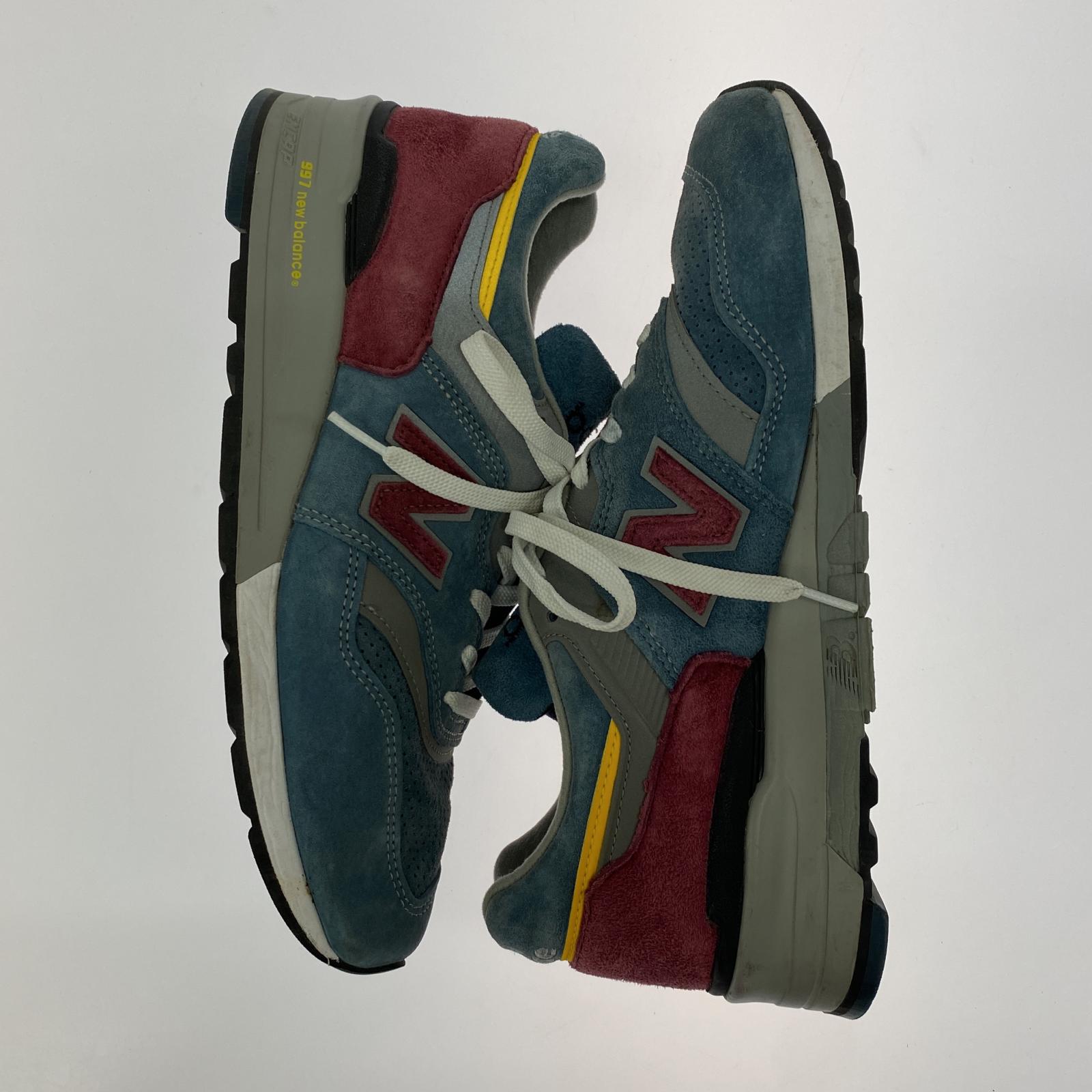 スニーカー NEW BALANCE USA製/M997DTE/スウェードローカットスニーカー/26.5cm