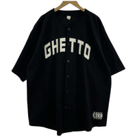 長袖シャツ W.C.C. GETTO S/Sベースボールシャツ 黒 ブラック
