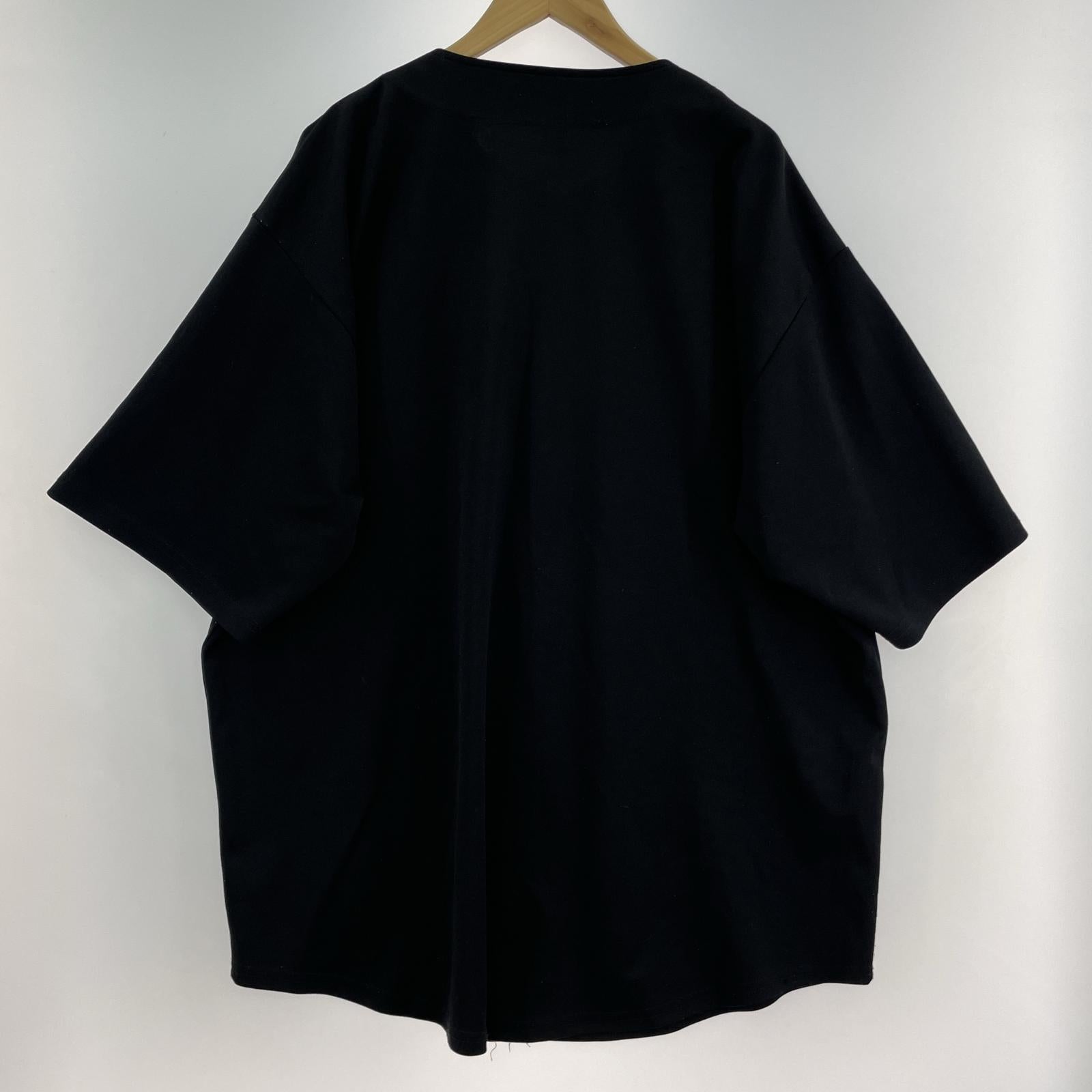 長袖シャツ W.C.C. GETTO S/Sベースボールシャツ 黒 ブラック