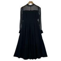 ワンピース Tnewties 袖シフォンワンピース/BLK ブラック