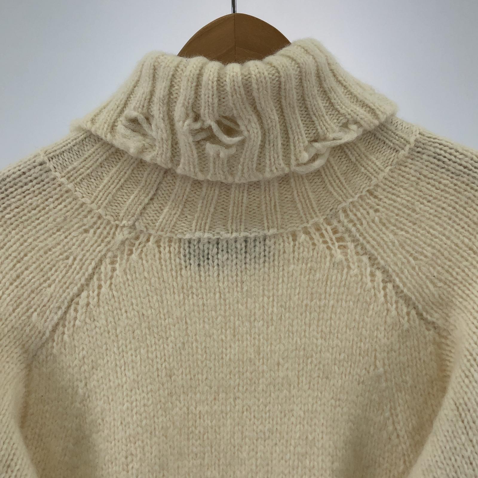 その他トップス maison flaneur ニットカットソー 白 38 ホワイト