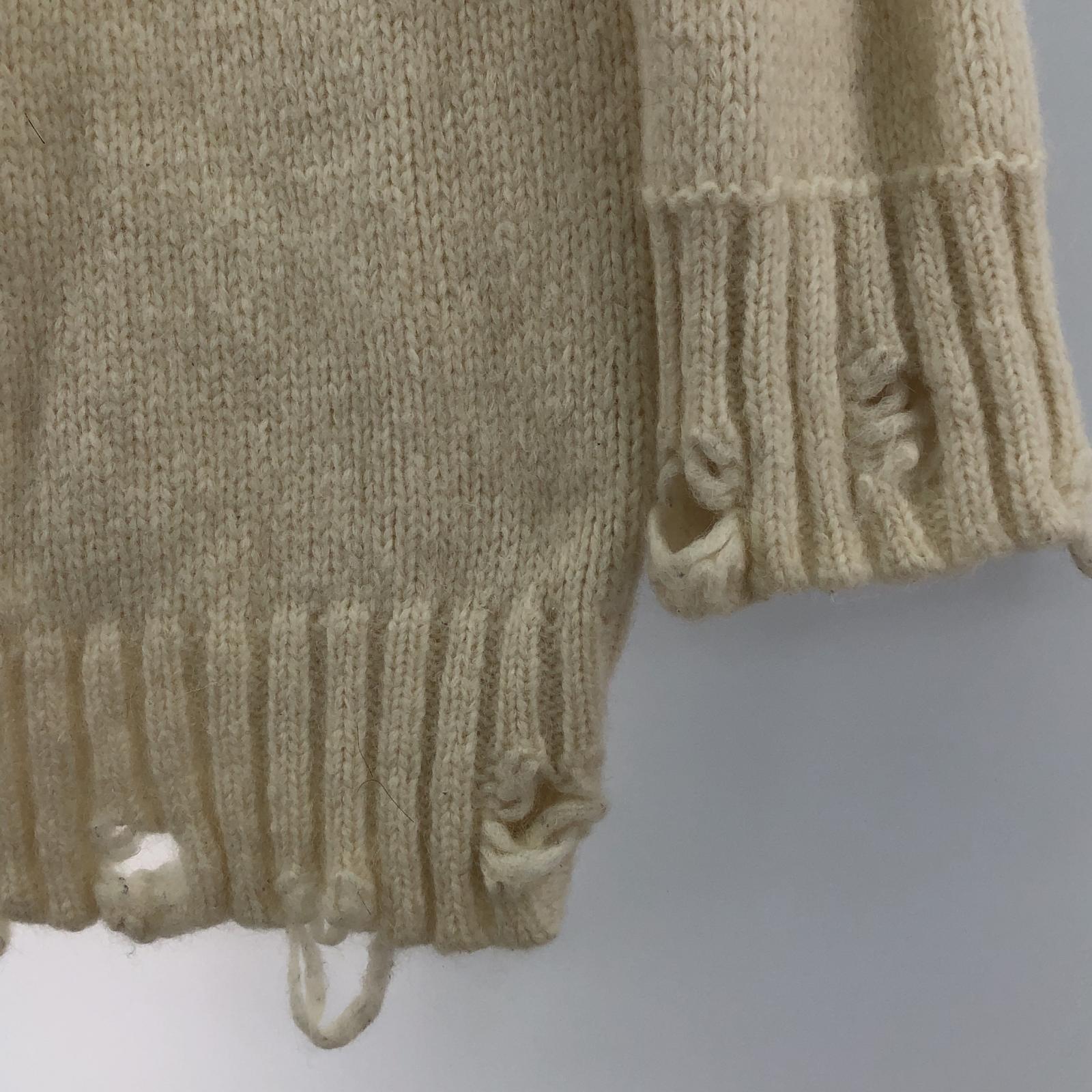 その他トップス maison flaneur ニットカットソー 白 38 ホワイト