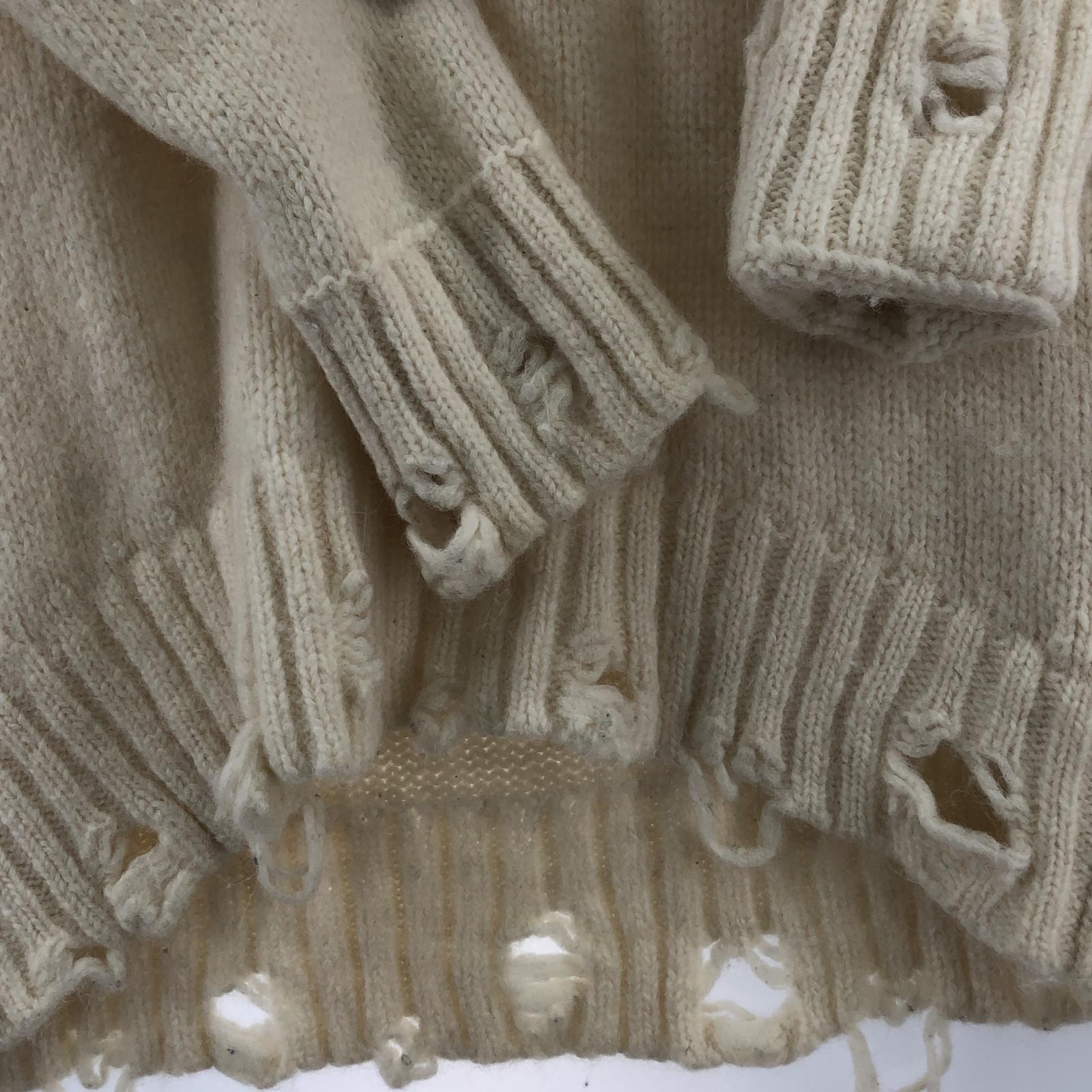 その他トップス maison flaneur ニットカットソー 白 38 ホワイト