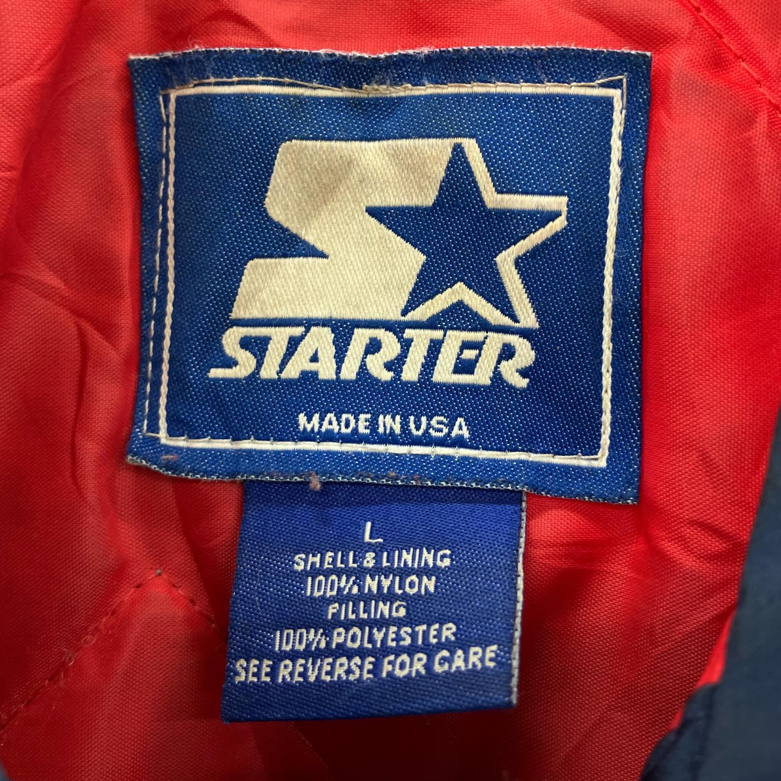 その他アウター OLD・VINTAGE Indians スタジャン (L) 紺/赤 L