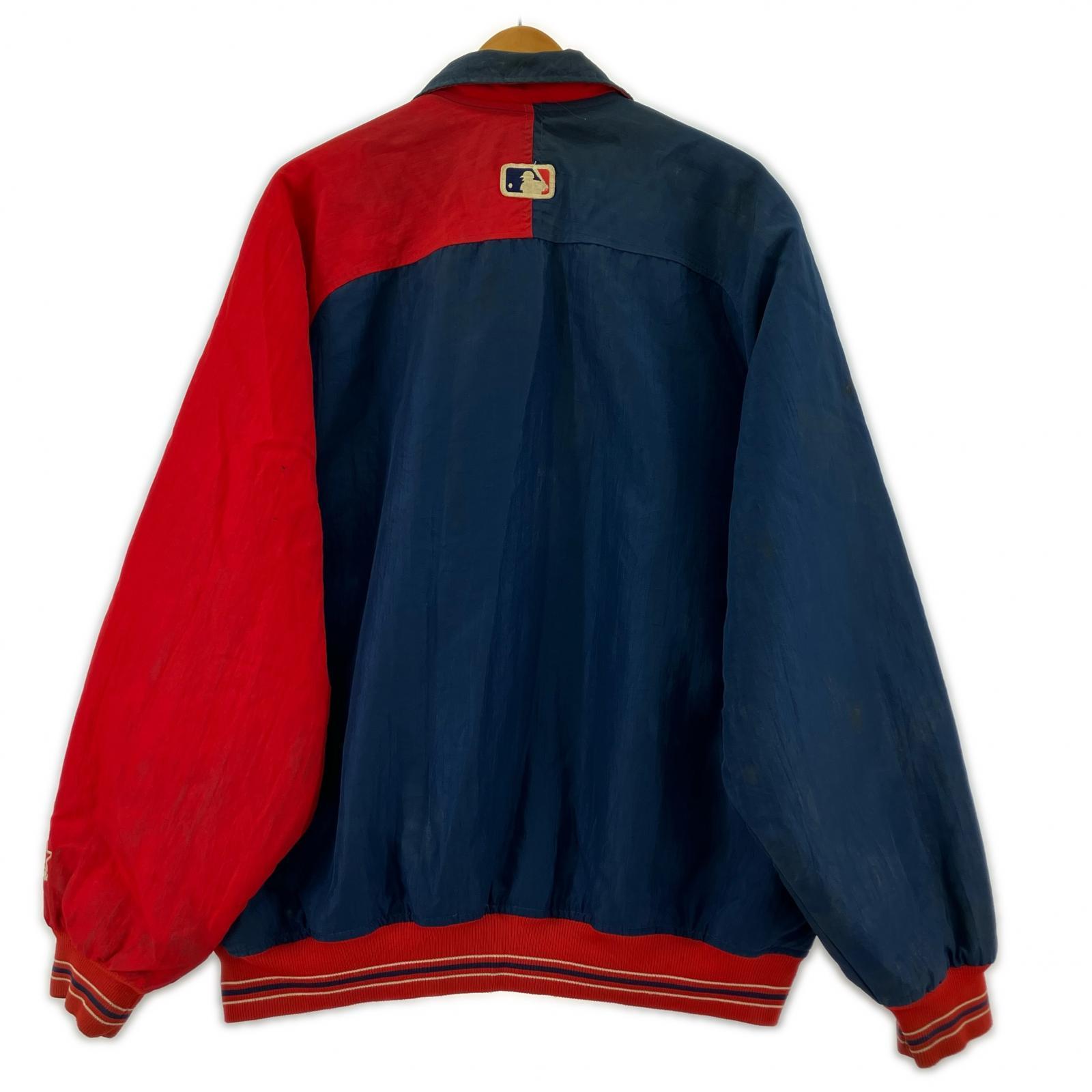 その他アウター OLD・VINTAGE Indians スタジャン (L) 紺/赤 L