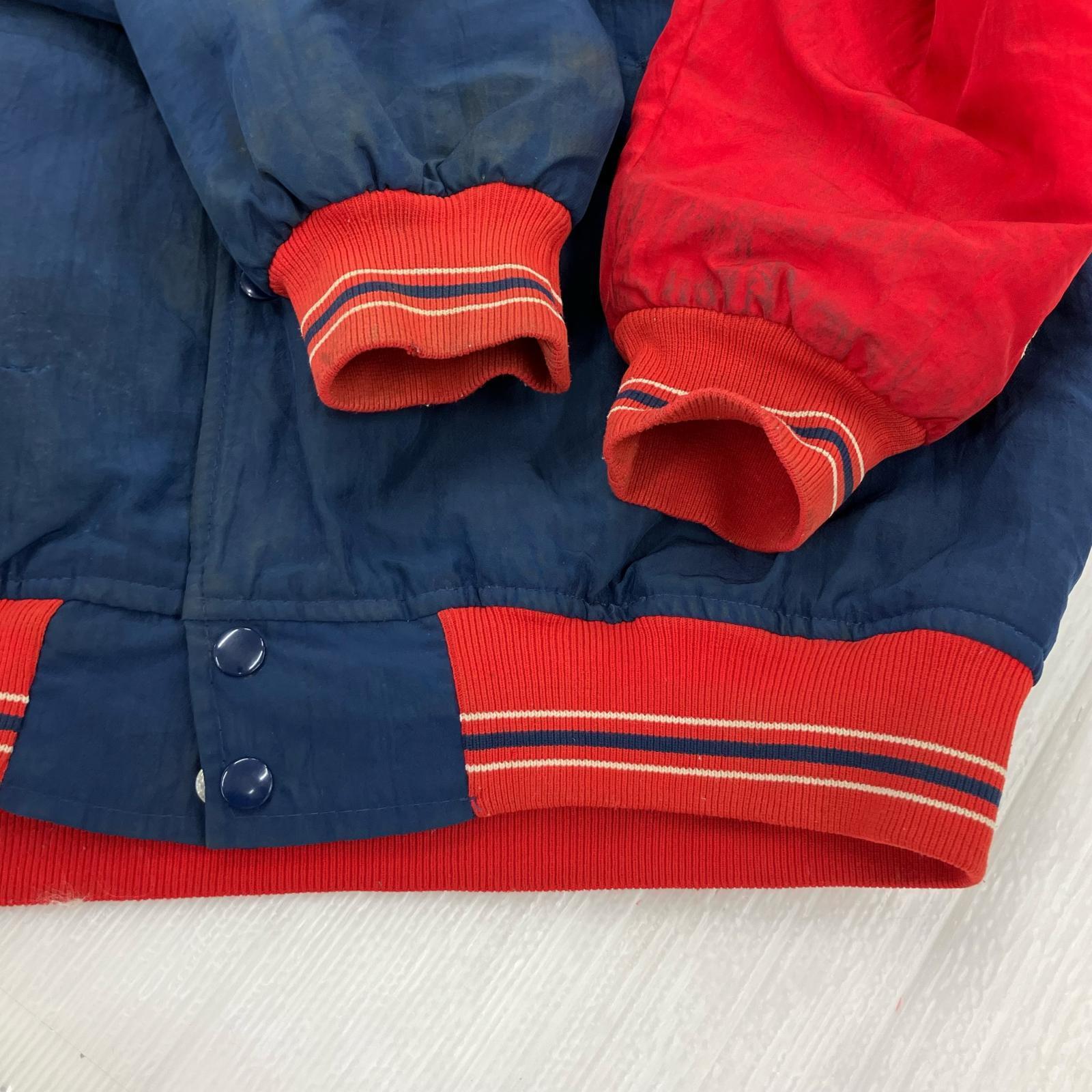 その他アウター OLD・VINTAGE Indians スタジャン (L) 紺/赤 L
