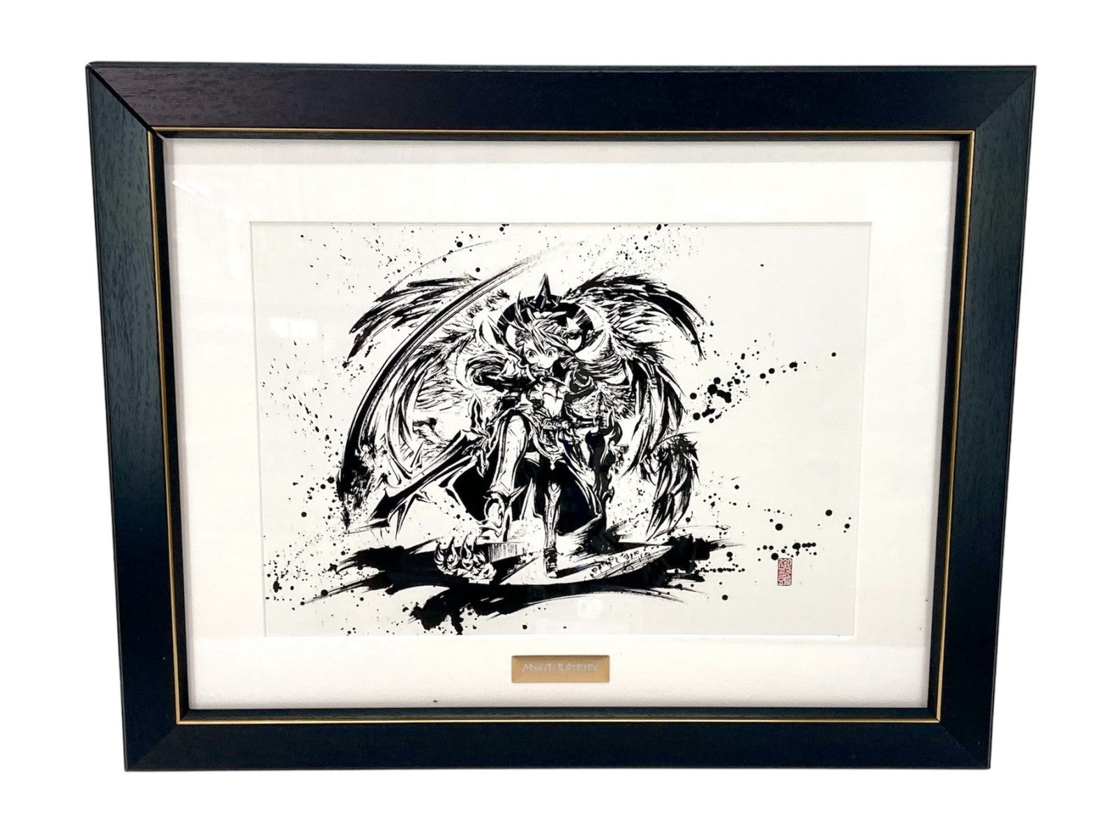 モンスト 墨絵ファンアート 地獄を粛す神の炎 ウリエル フィギュア/グッズ
