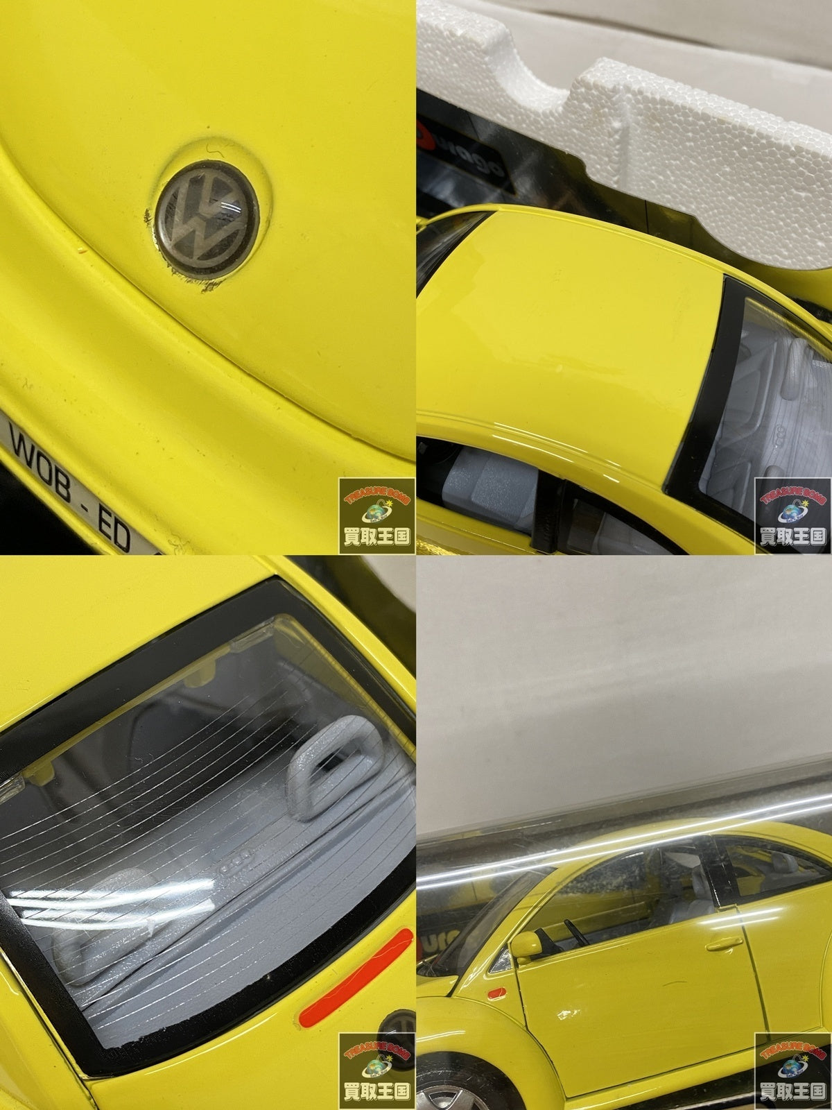 brago 1/18 VOLKSWAGEN NEW BEETLE 1998 スケールカー
