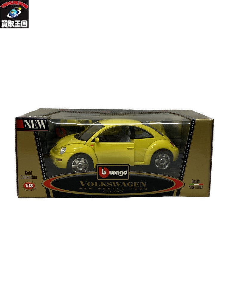 brago 1/18 VOLKSWAGEN NEW BEETLE 1998 スケールカー