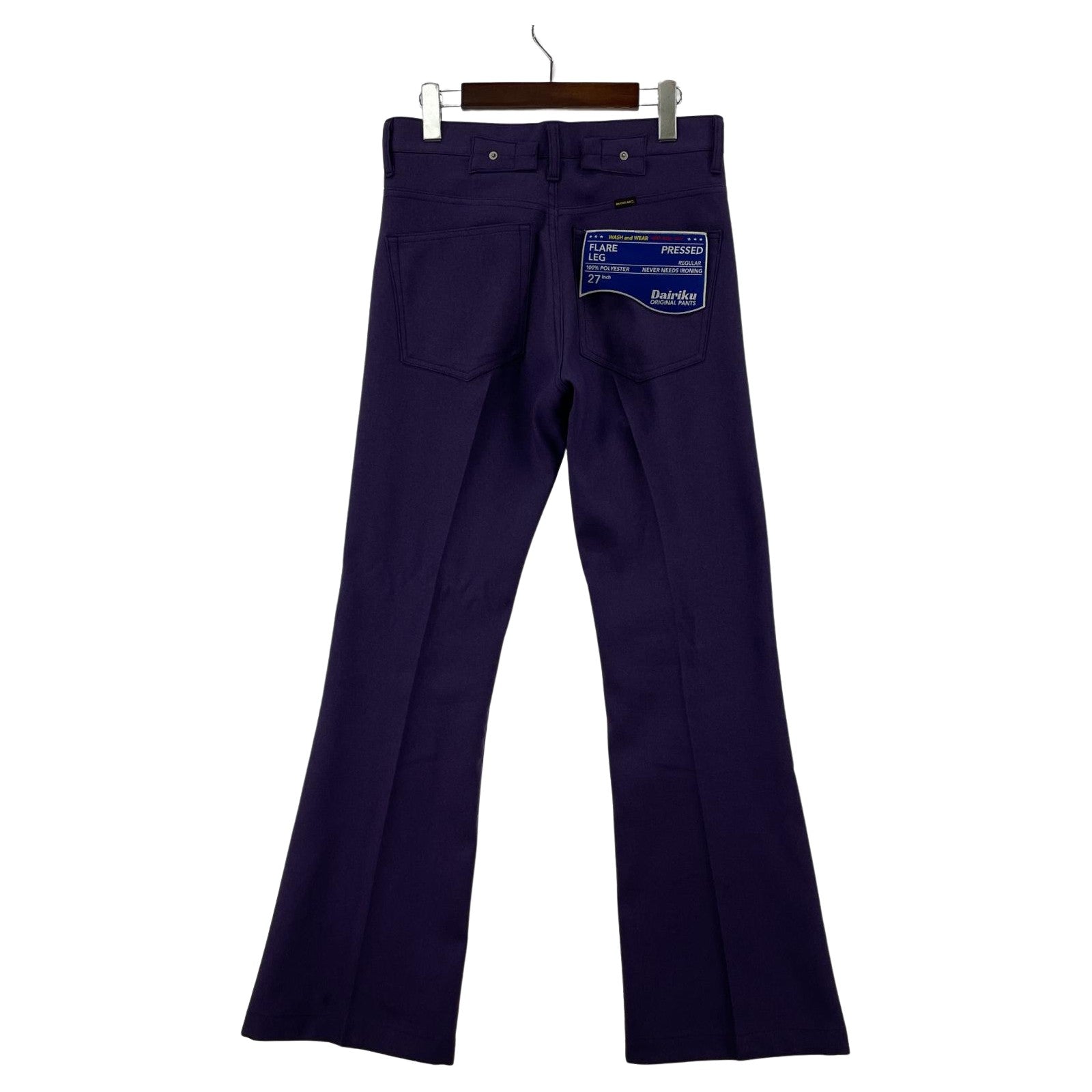 その他ボトムス DAIRIKU/22AW/Flare Pressed Pants/27/パープル 27 パープル