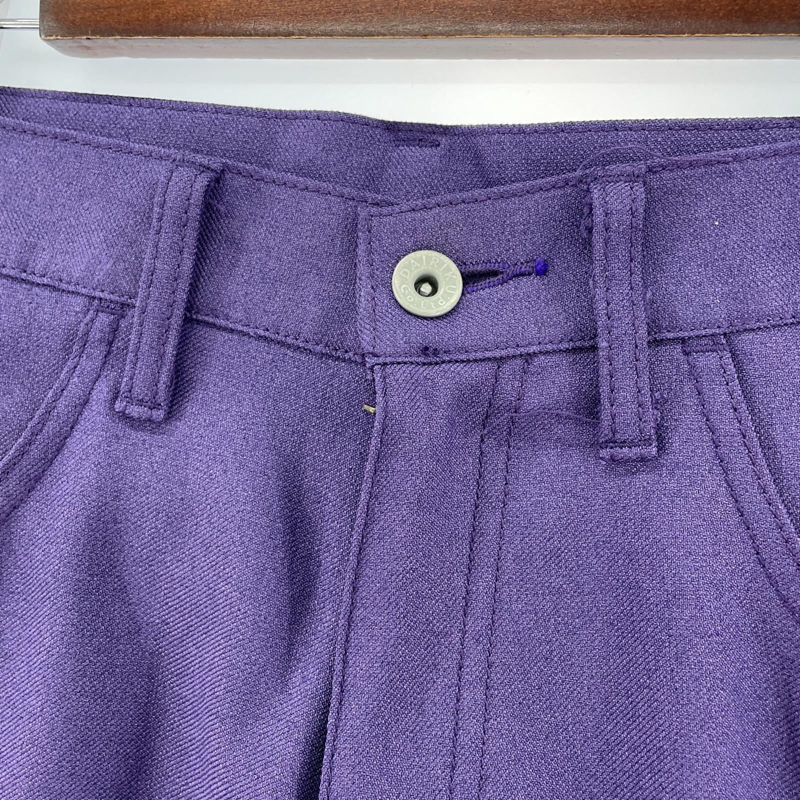その他ボトムス DAIRIKU/22AW/Flare Pressed Pants/27/パープル 27 パープル