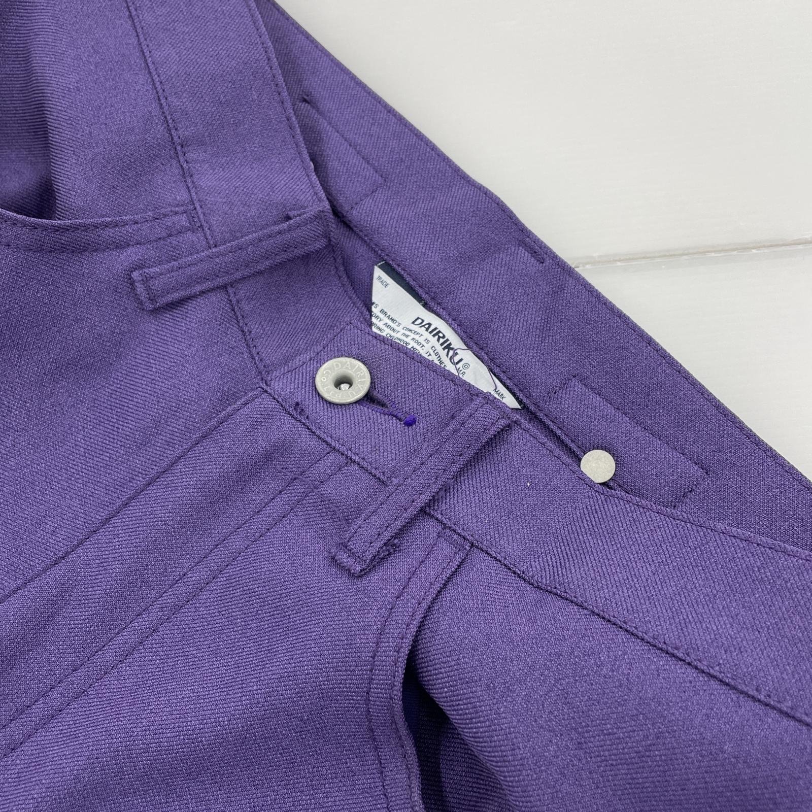その他ボトムス DAIRIKU/22AW/Flare Pressed Pants/27/パープル 27 パープル